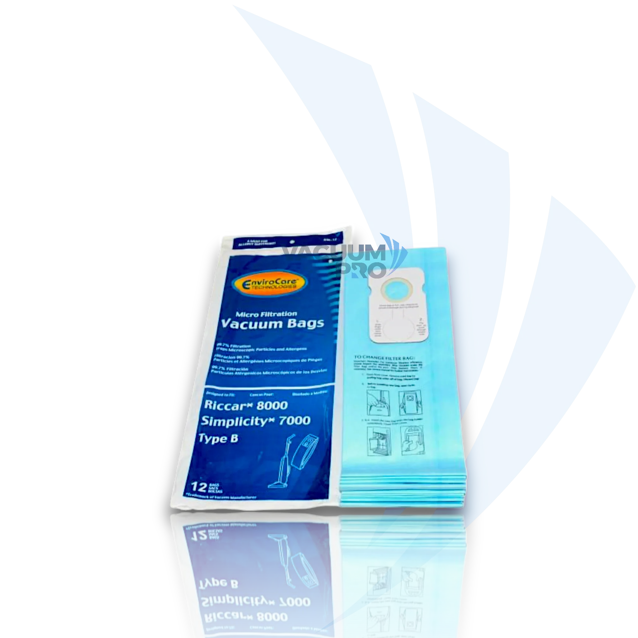 Replacement bags for Belvedere vacuum, Part #846-12