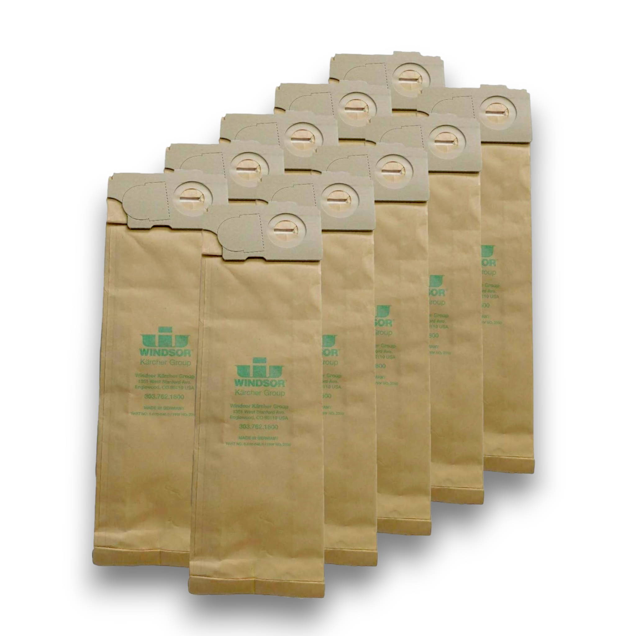 Windsor 53-2400-08 Vacuum Bags for Versamatic Uprights - Genuine 10 Pack