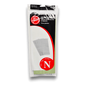 Hoover 4010038N Vacuum Bags for PortaPower Canister Vacuums - Genuine 5 Pack packaging image.
