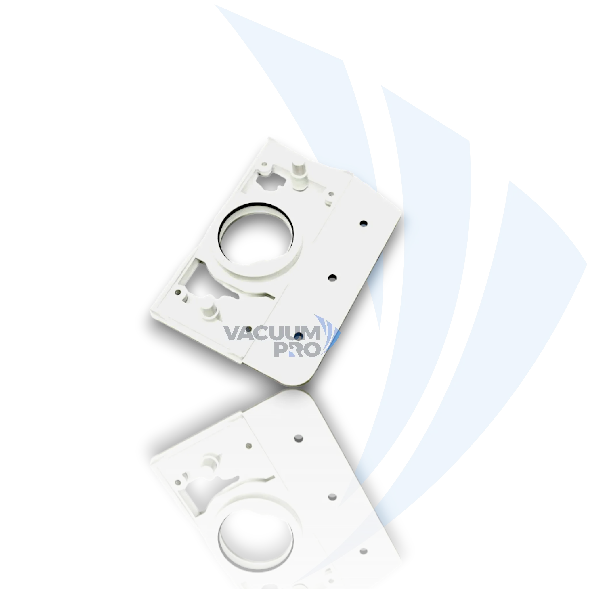 Replacement Mounting Plate for Central Vac vacuum, Part #791044W Vacuum Mounting Plate - 2" x 3" Construction, Fits Central Vac Systems, Part #791044W