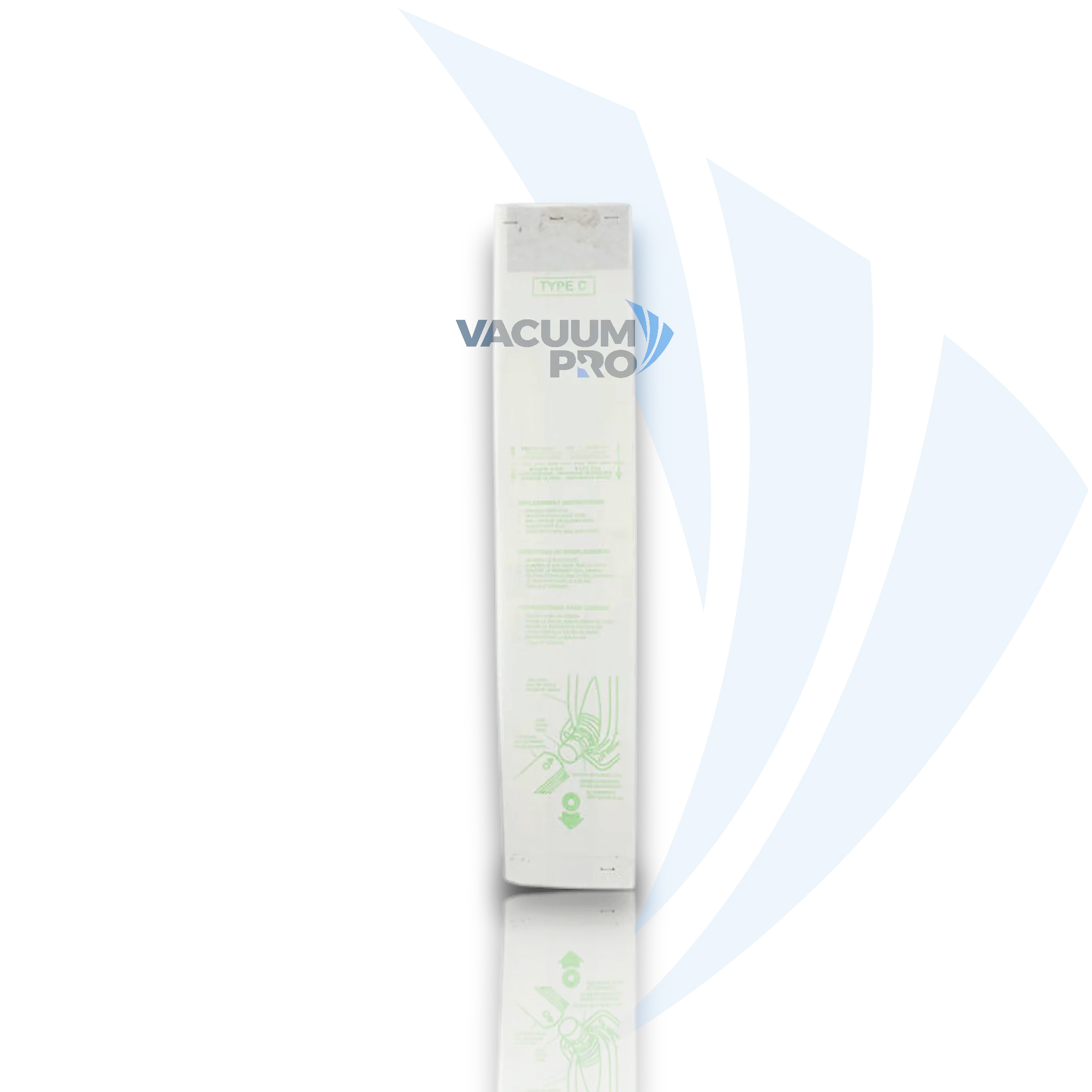 Replacement C paper bag for Hoover vacuum, Part #4010003C Vacuum Bags - Hoover C Paper Bag, Fits Upright Bottom Fill Convertible and Lightweight Upright, Part #4010003C (Pack of 4)