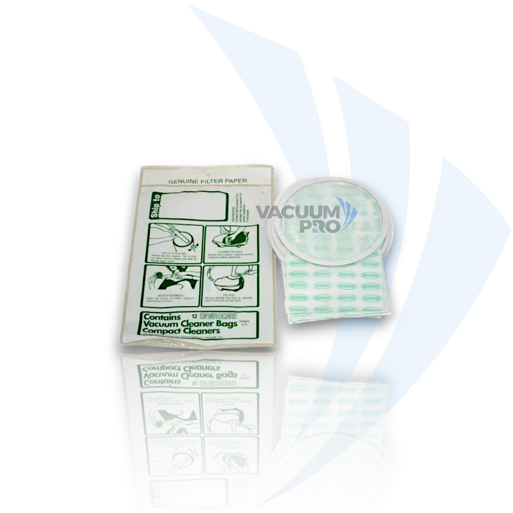 Replacement microfiltration bags for Tristar vacuum, Part #738SEC