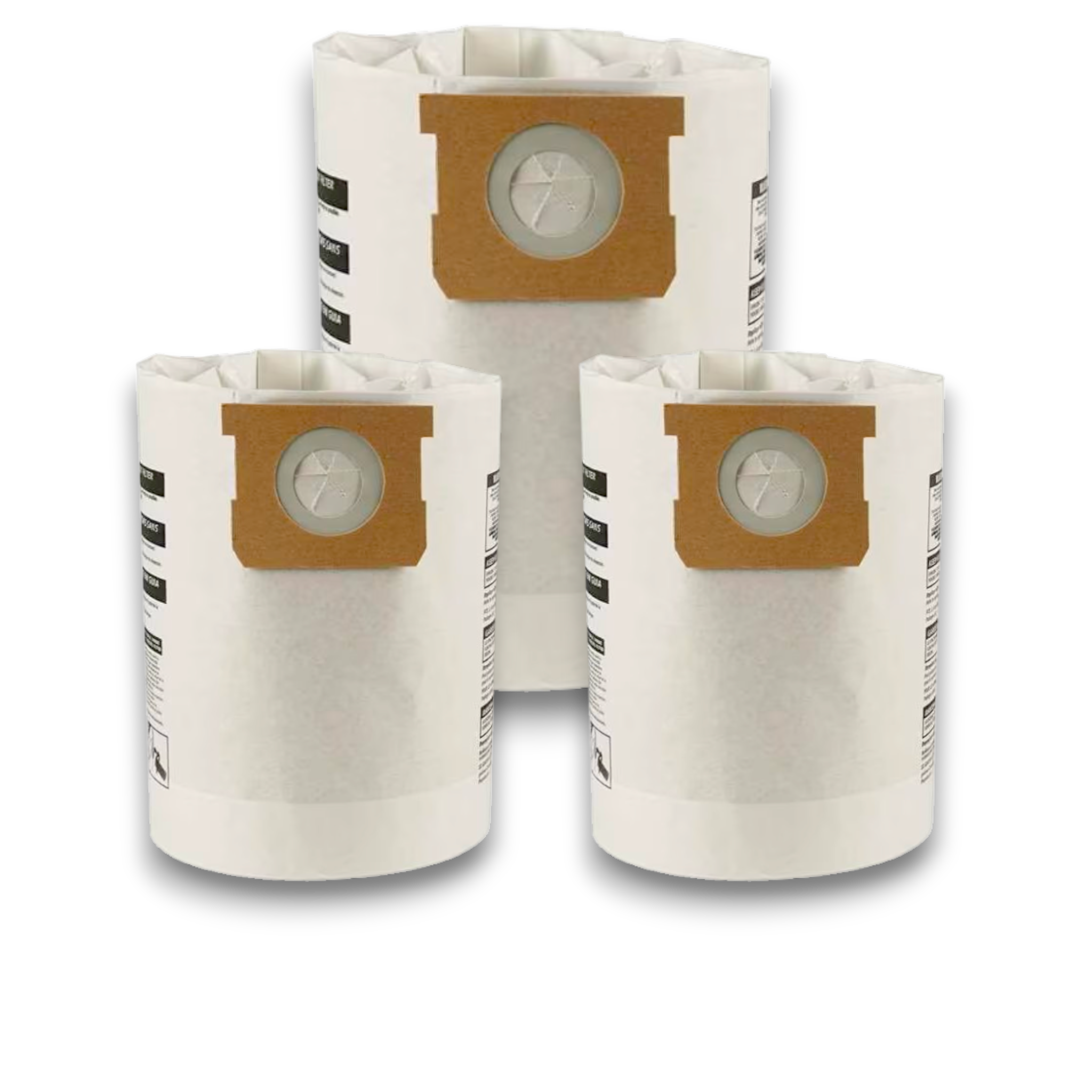 Shop-Vac 9066133 Vacuum Bags for 5-8 Gallon Series - Genuine 3 Pack