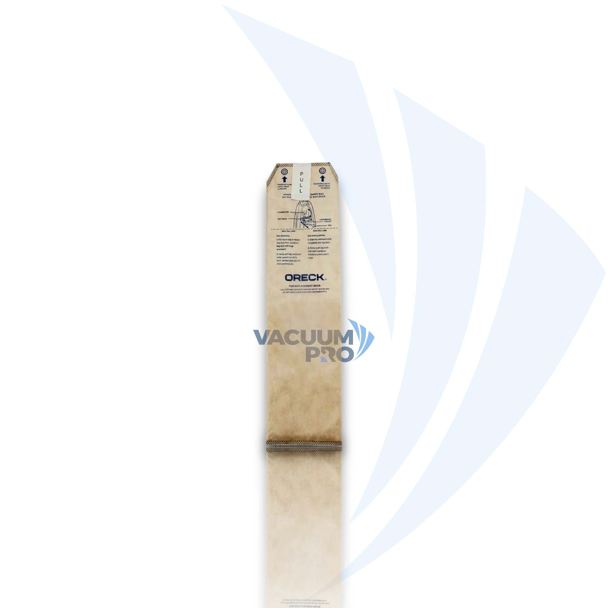 Replacement HEPA bags for Oreck vacuum, Part #AK1LW6H