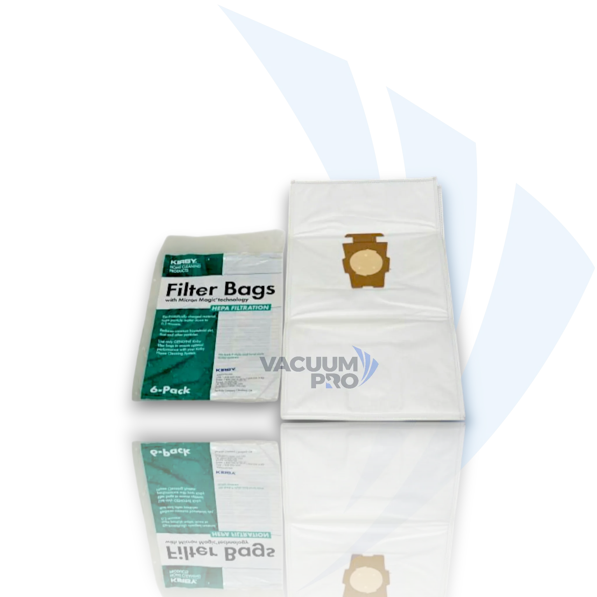 Replacement Bags - Allergen Reduction Filters, Fits Kirby Avalir & Avalir II, Part #204814G (Pack of 6) for Kirby vacuum, Part #204814G