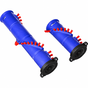 Dyson 966098-01 Brush Bar for Select Dyson Ball Vacuums, featuring blue structure with red connectors.