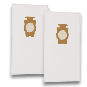Kirby 205811A Vacuum Bags for Universal F Series Vacuums - Genuine 2 Pack displayed against a black background.