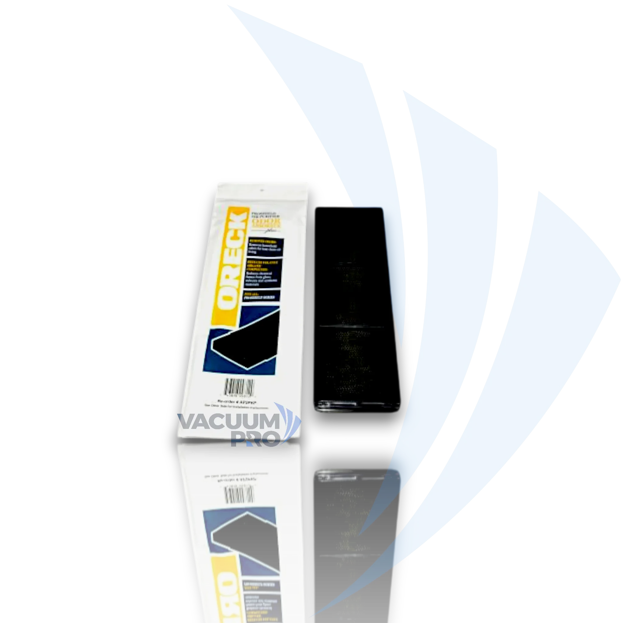 Replacement odor filter for Oreck vacuum, Part #AP2PKP Vacuum Odor Filter - Advanced Odor & VOC Reduction, Fits Oreck ProShield AIR12B, Part #AP2PKP.