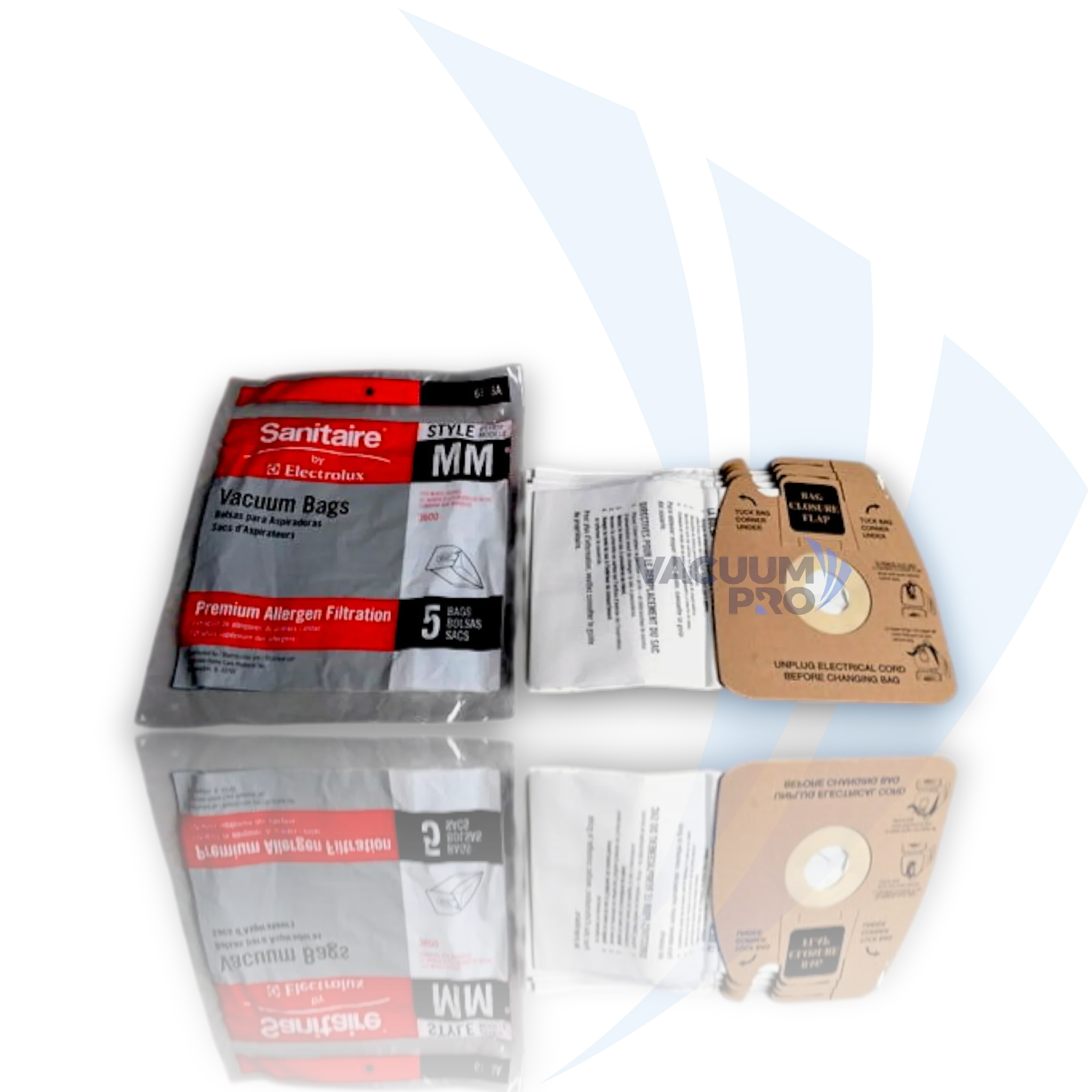 Replacement MM paper bag for Eureka vacuum, Part #63253A 60296C Vacuum Bags - Eureka MM Paper Bag, Fits Mighty Mite 3670 & 3680 Series, Part #63253A, 60296C (Pack of 5).