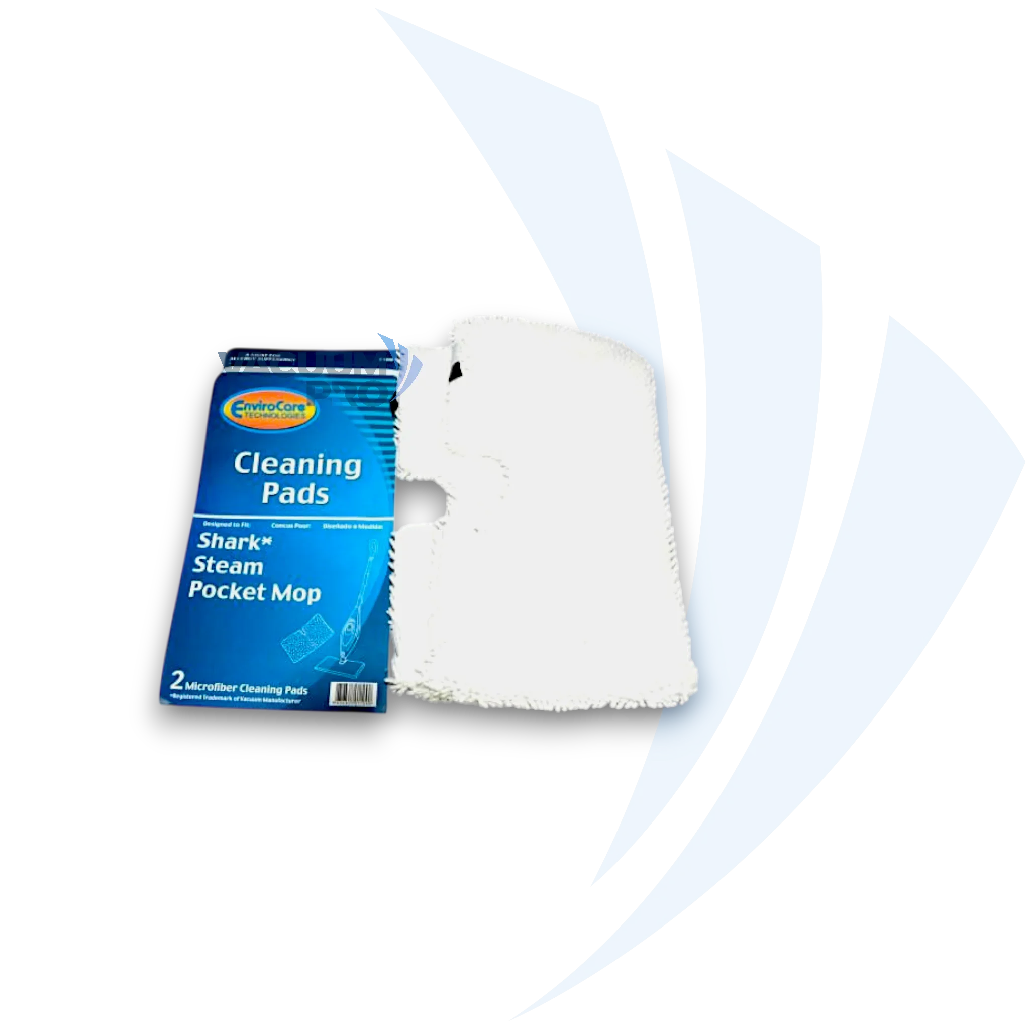 Replacement steam mop pads for Shark vacuum, Part #1109 Vacuum Steam Mop Pads - Microfiber Washable, Fits Shark S2902 S3501 S3601, Part #1109 (Pack of 2).