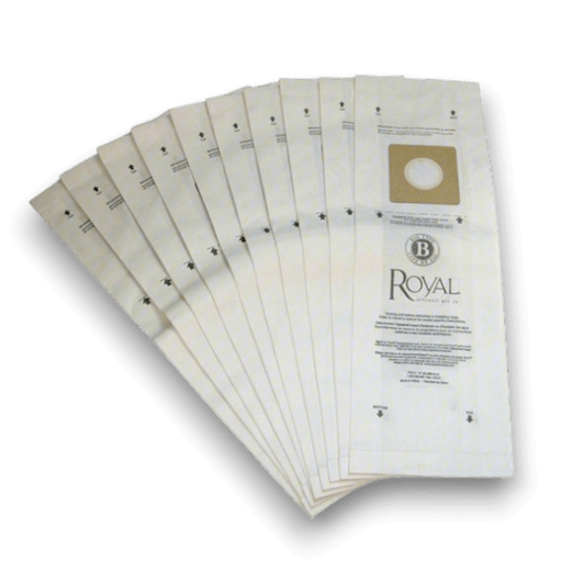 Royal 2066247001 Vacuum Bags for Type B Top-Fill Upright Series - Genuine 10 Pack