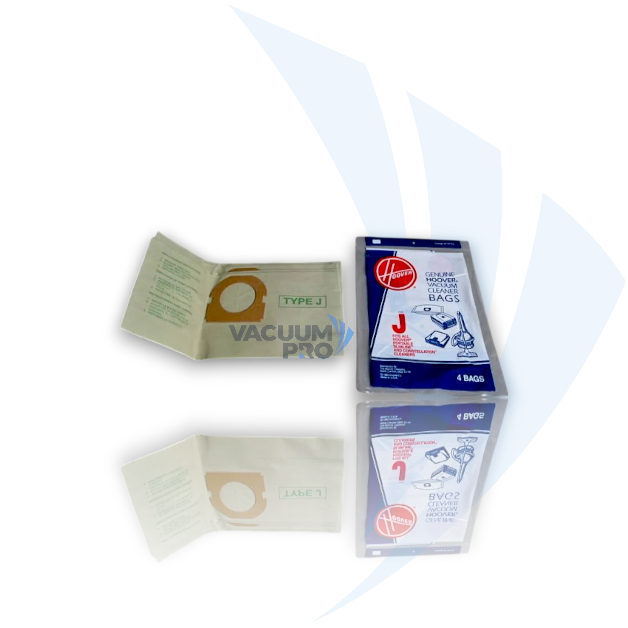 Replacement J paper bag for Hoover vacuum, Part #4010010J