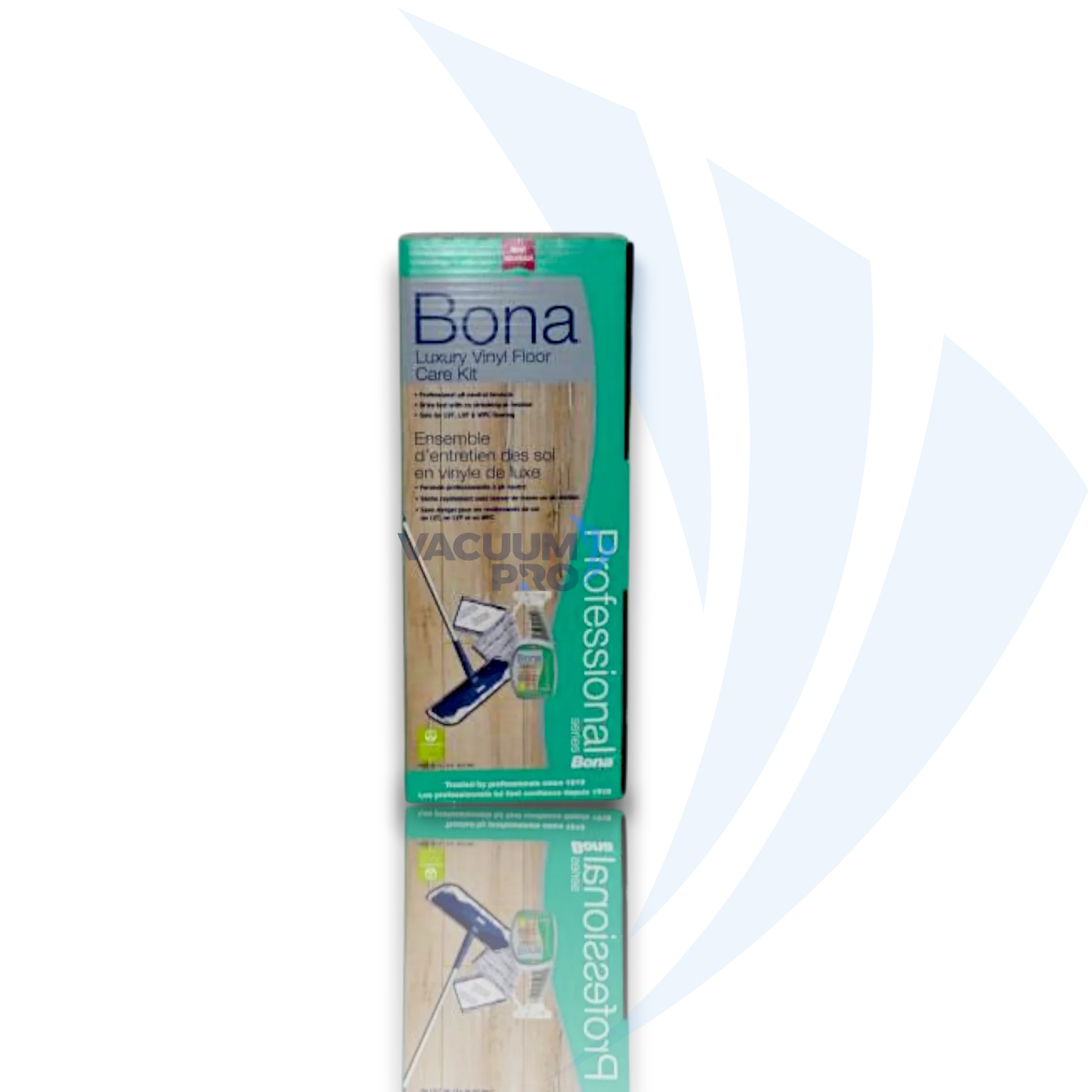 Replacement floor mop kit for Bona vacuum, Part #WM710013577 Vacuum Floor Mop Kit - Pro Vinyl Cleaning, Fits Bona Luxury Vinyl Plank & Tile, Part #WM710013577