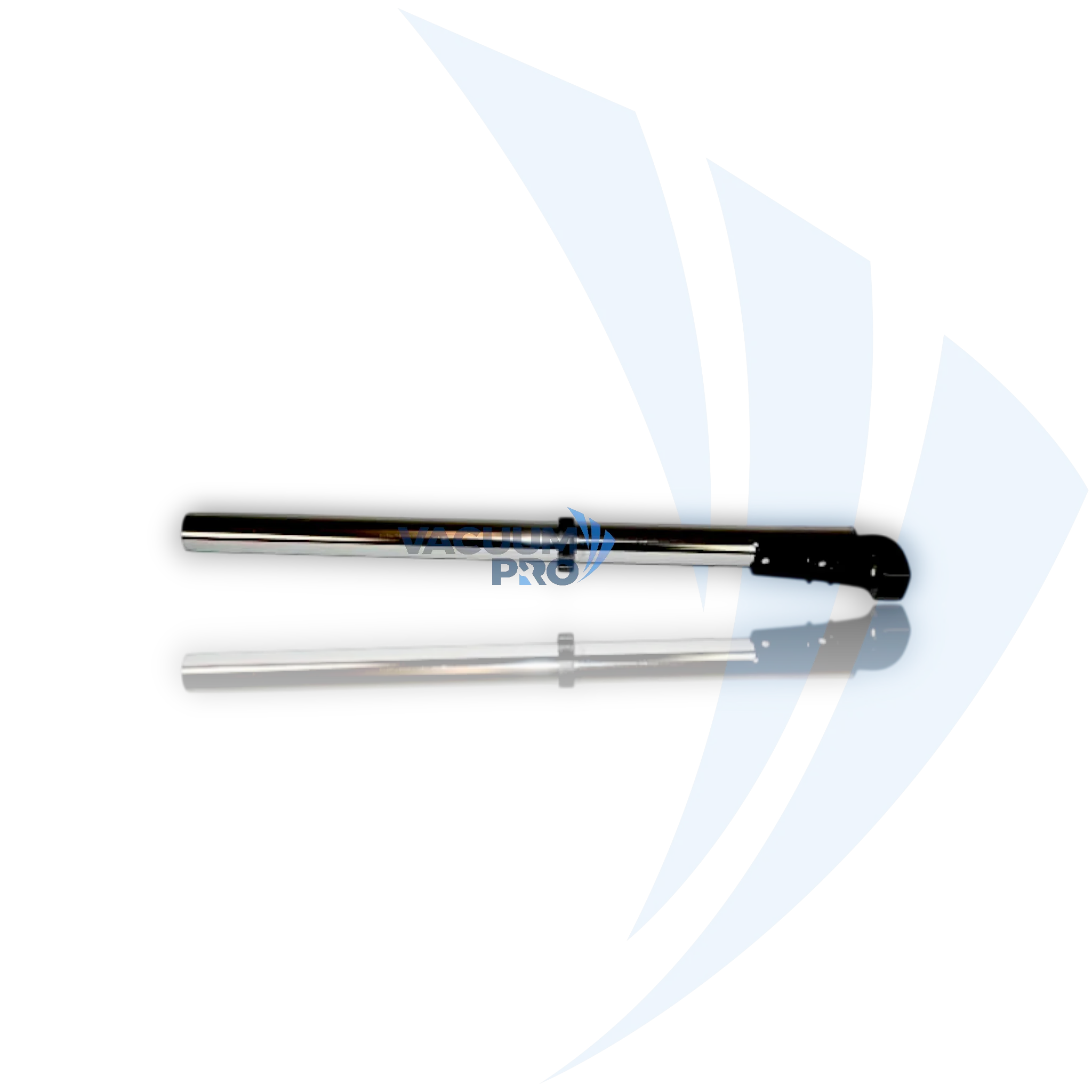 Replacement Vacuum Extension Wand - Chrome Metal Upper Straight 21", Fits Wessel Werk, Part #12.65744-305