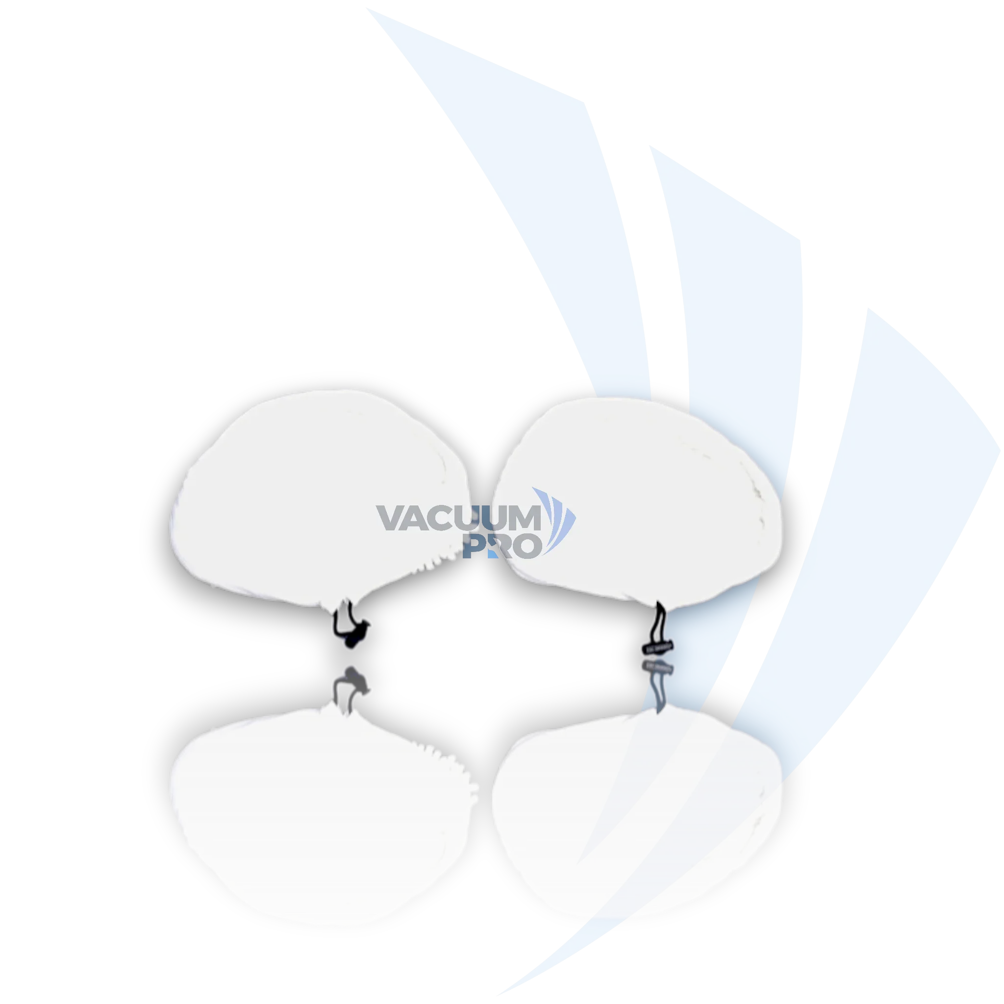 Replacement Vacuum Dusting Pad - Shaggy Microfiber, Fits Dirt Devil Easy Steam PD20000 Series, Part #AD50005 (Pack of 2) for Dirt Devil vacuum, Part #AD50005