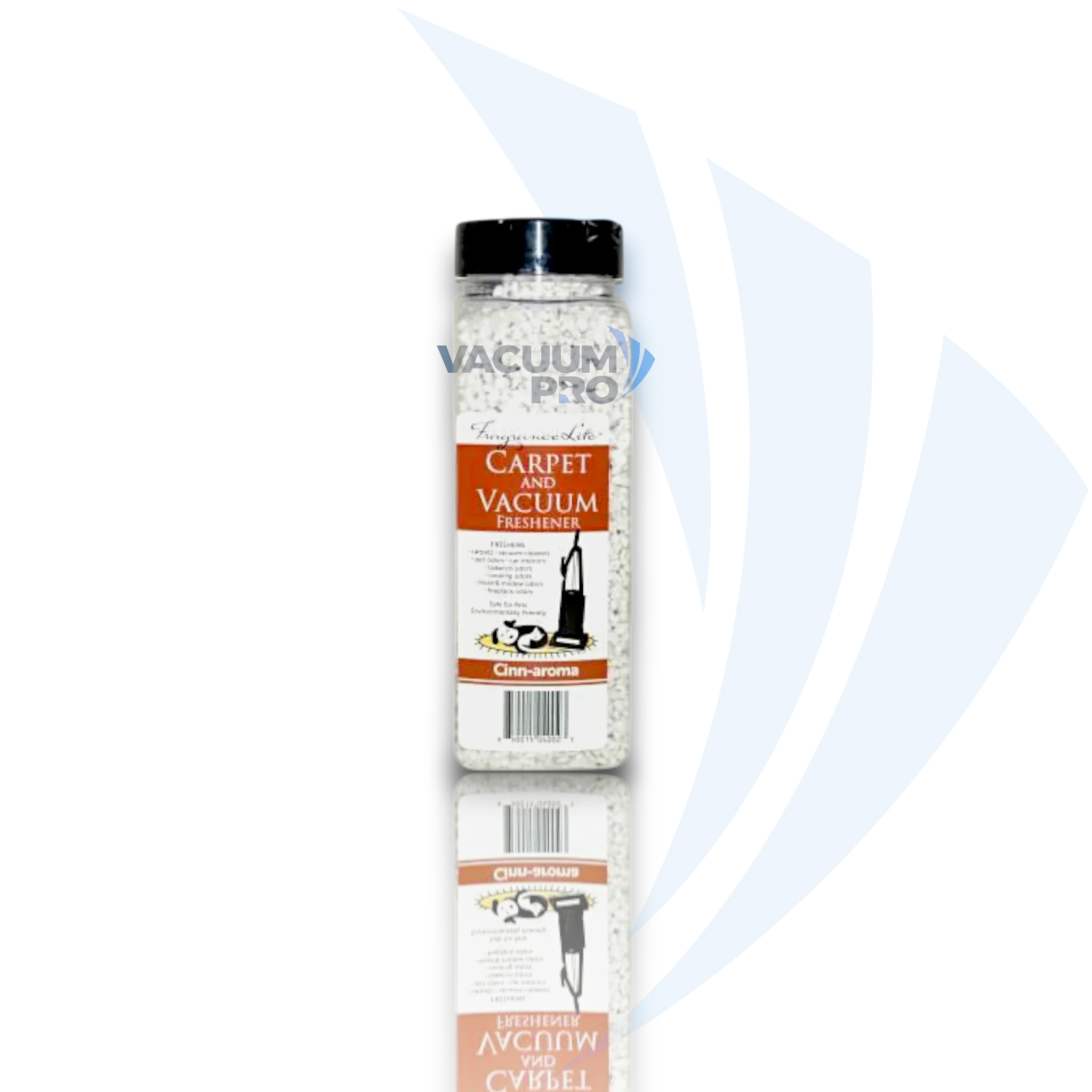 Replacement Vacuum Carpet & Vacuum Freshener - Warm Cinnamon Scent, Odor Control for Pets, Smoke, Mold, and Mildew, Part #CINN-AROMA