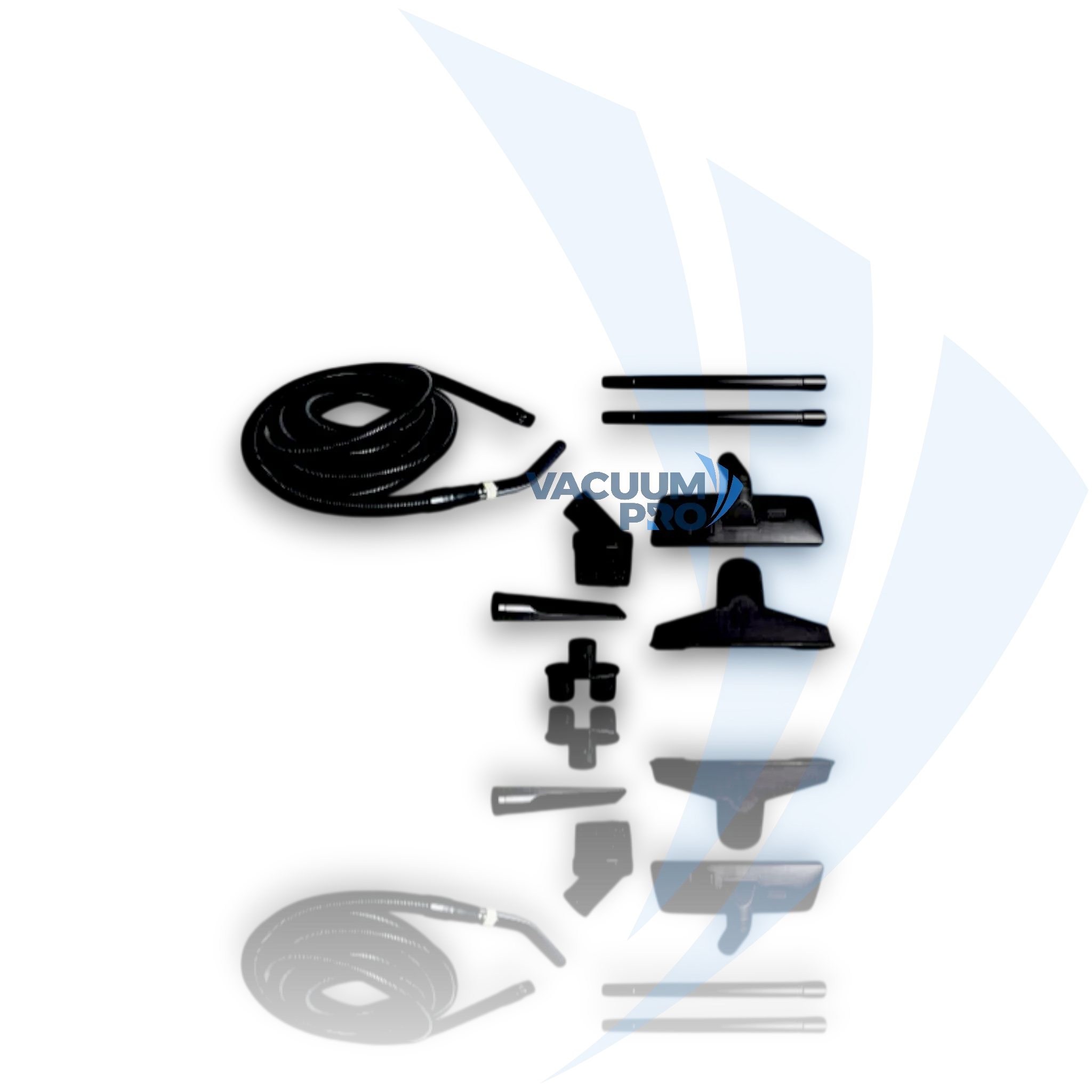 Replacement Attachment Kit - 30ft Crushproof Hose & Ergonomic Tools, Fits Titan Central Vac vacuum, Part #06-4965-66