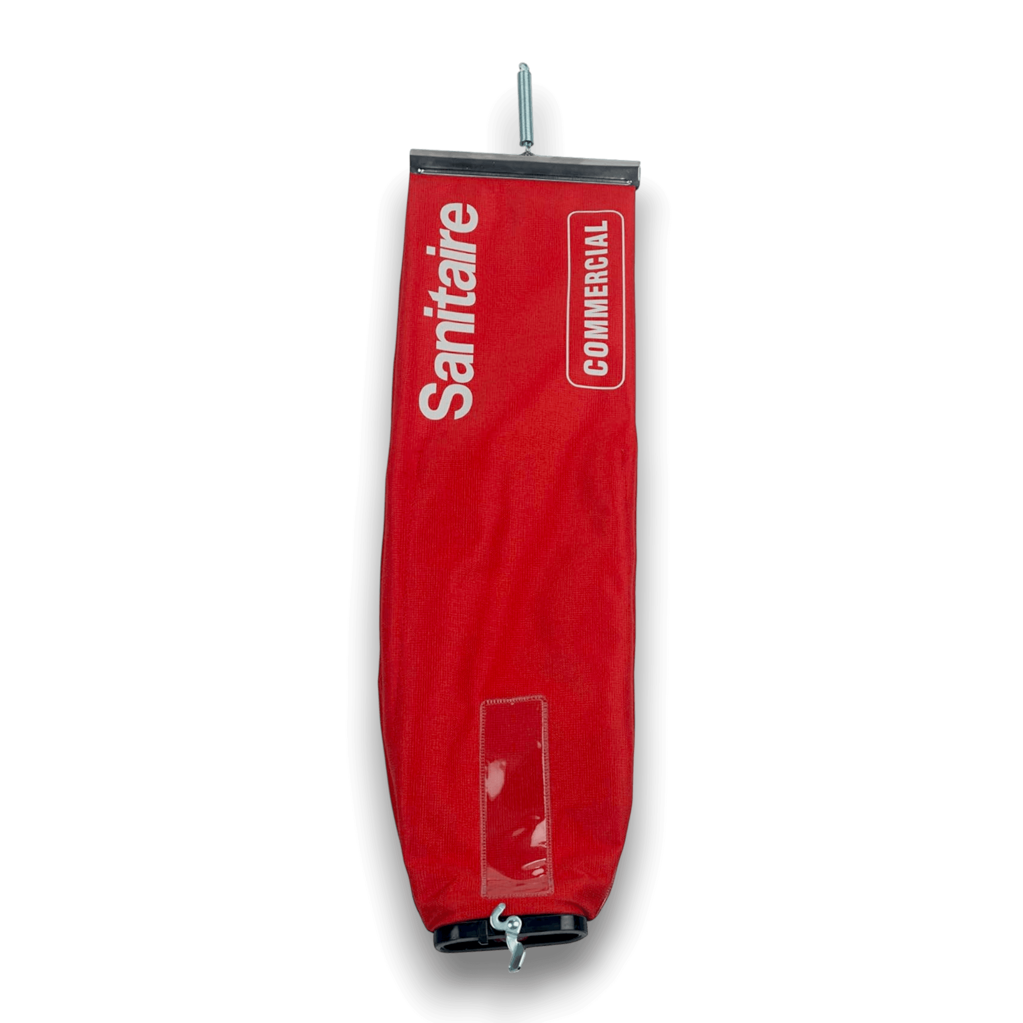 Sanitaire 54582A4 Vacuum Bags for Tradition Upright Series - Genuine 1 Pack, red cloth vacuum bag for commercial use.