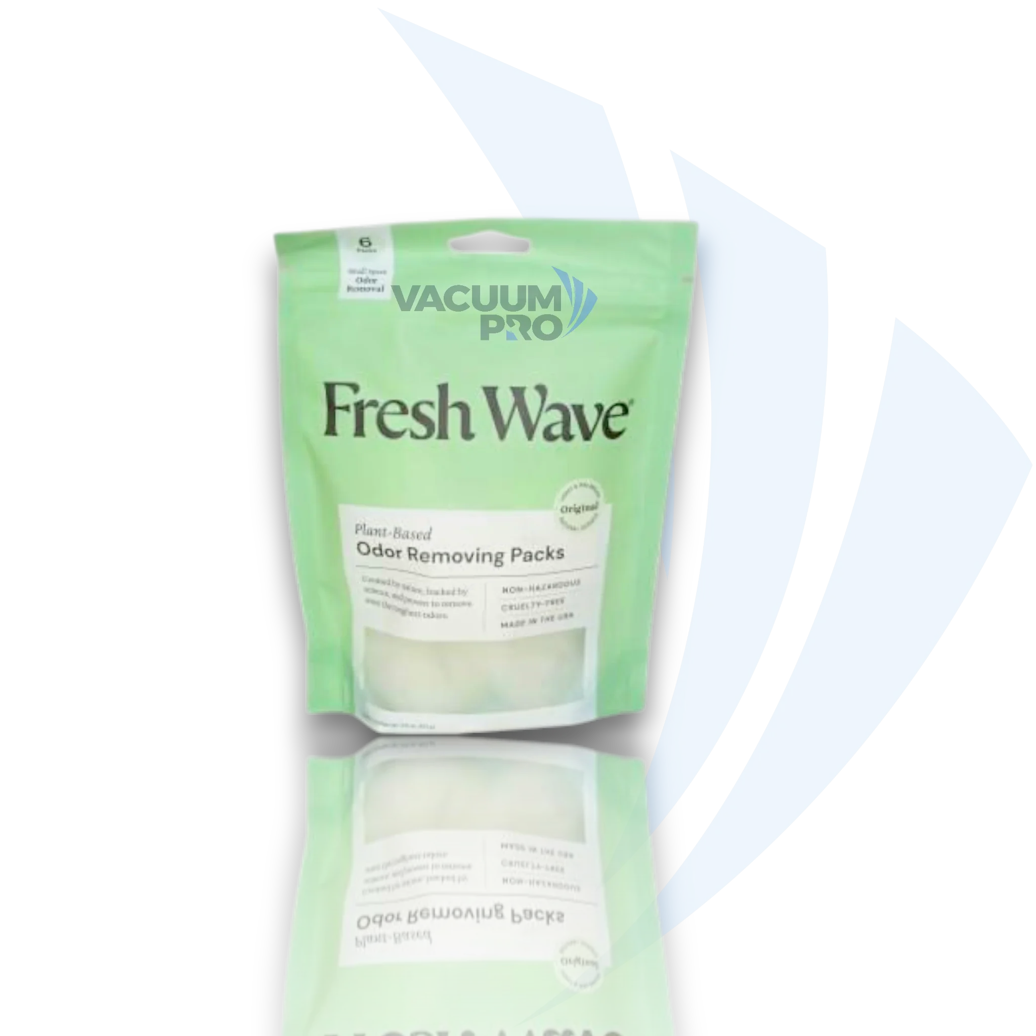 Replacement Vacuum Odor Sachet - Plant-Based Odor Neutralizer, Fits Fresh Wave, Part #055 for Fresh Wave vacuum, Part #055