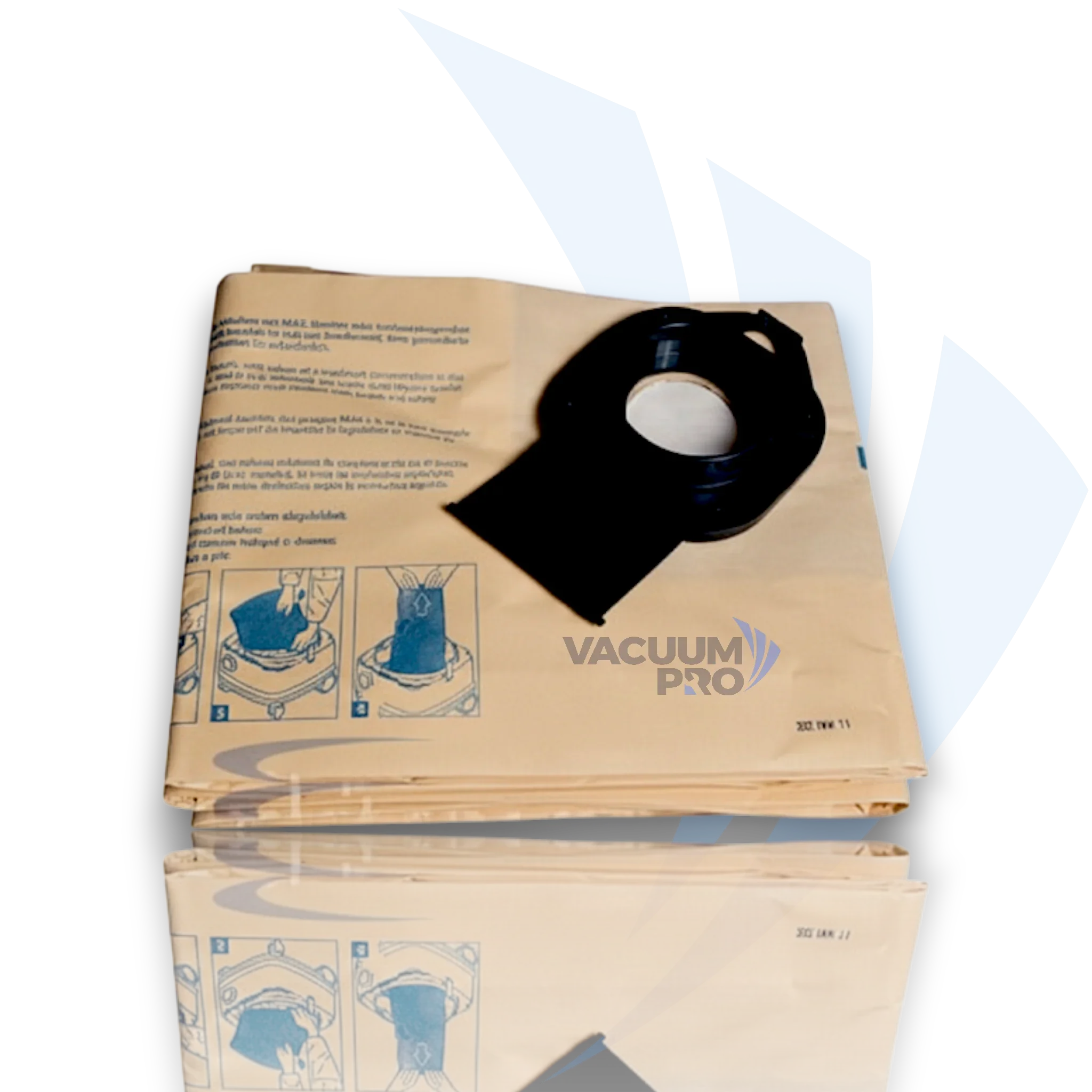 Replacement paper bags for Clarke vacuum, Part #302001493