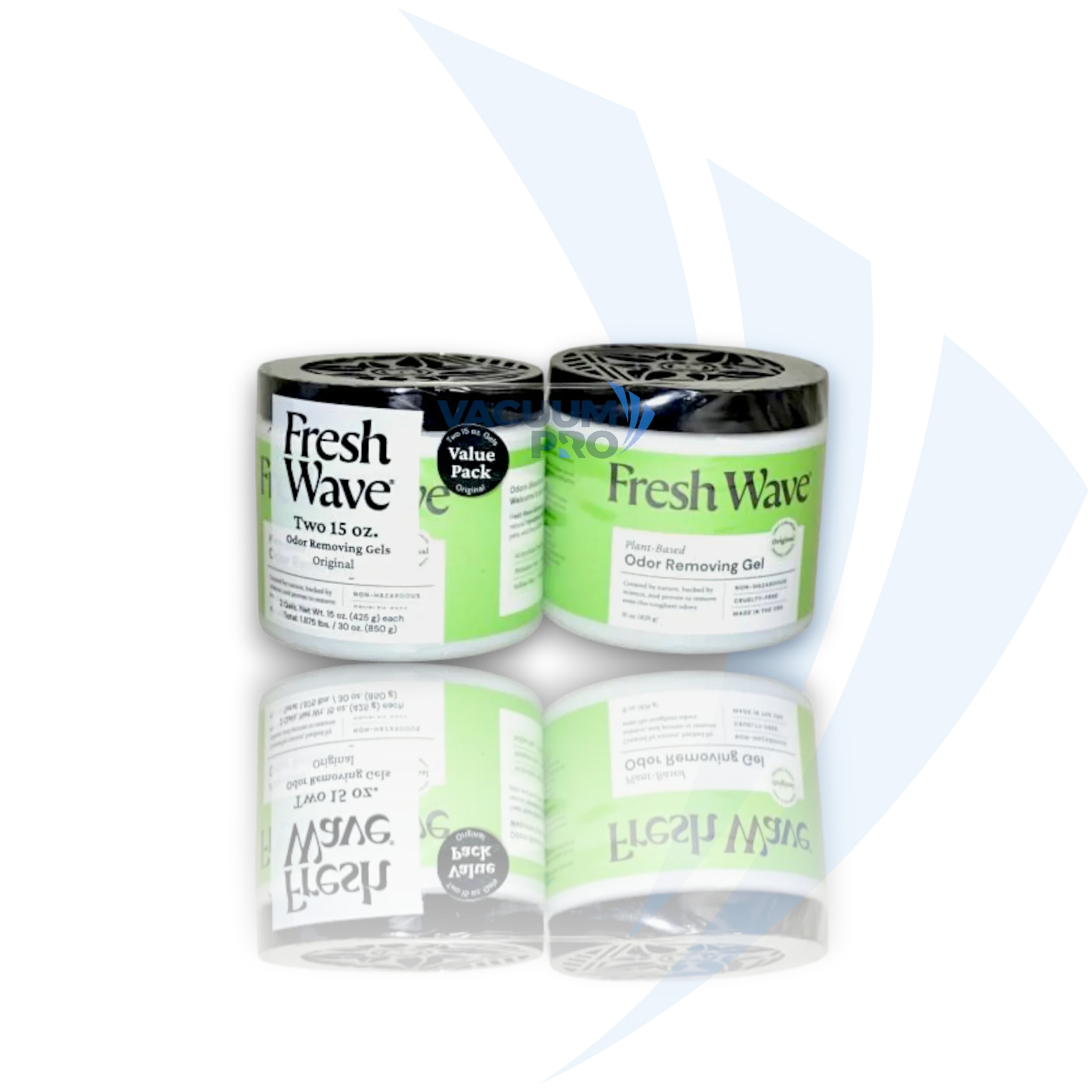 Replacement odor removing gel for Fresh Wave vacuum, Part #024 Vacuum Odor Removing Gel - Plant-Based Formula, Fits Fresh Wave, Part #024