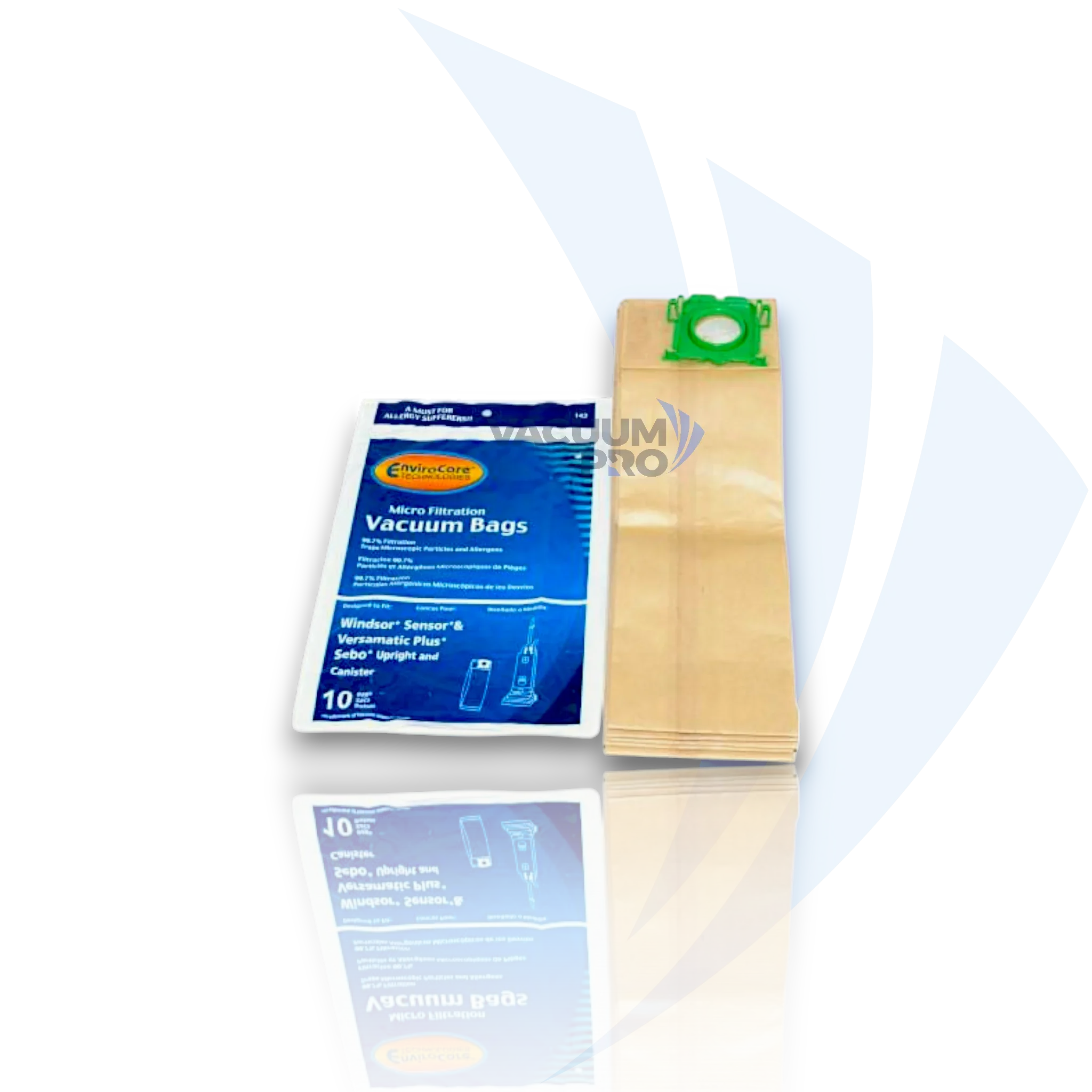 Replacement Vacuum Bags - Micro Filtration, Fits Century 400 UPV12, Part #143 (Pack of 10) for Century vacuum, Part #143