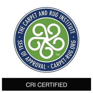 The Carpet and Rug Institute CRI certified seal of approval logo