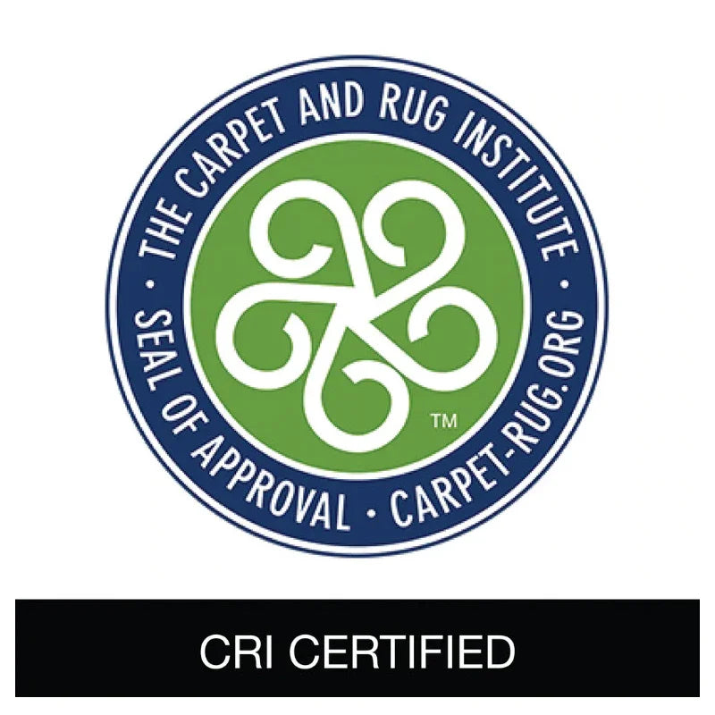 The Carpet and Rug Institute CRI certified seal of approval logo