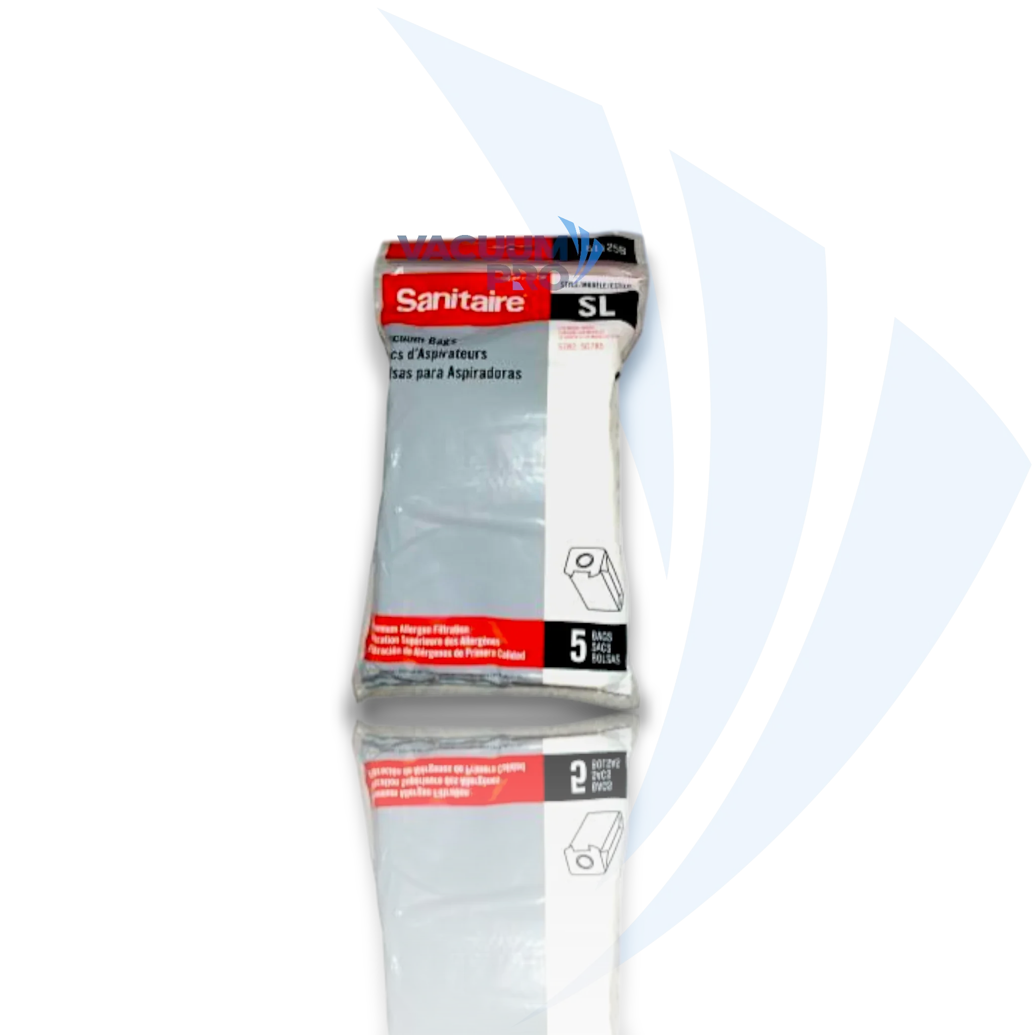 Replacement Vacuum Bags - Paper, Fits Sanitaire Style SL, Part #61125-12 (Pack of 3) for Sanitaire vacuum, Part #61125-12