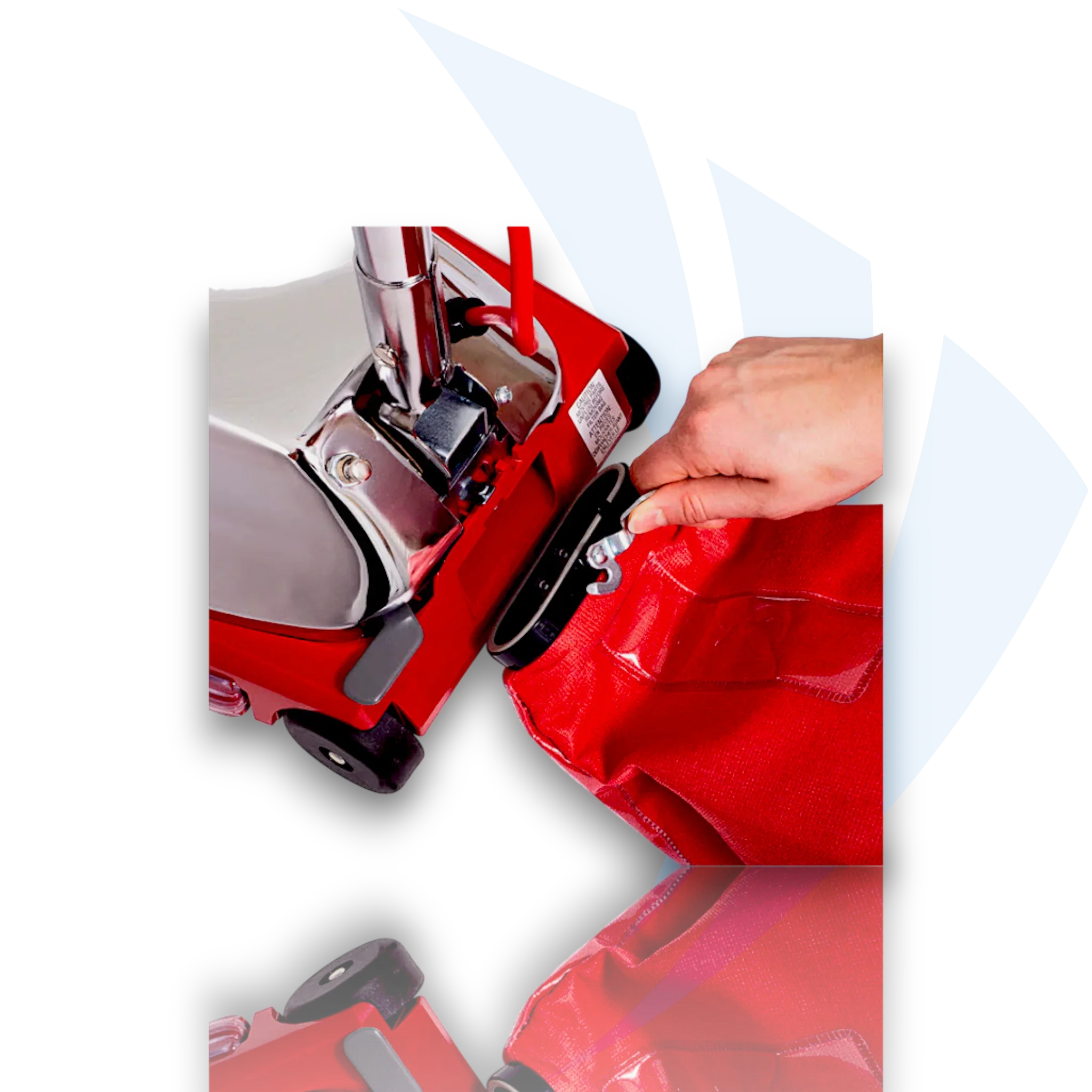 Replacement looped grip shake-out bag for Sanitaire vacuum, Part #SC886G