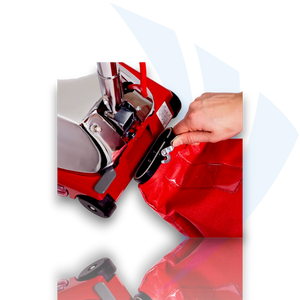 Replacement looped grip shake-out bag for Sanitaire vacuum, Part #SC886G