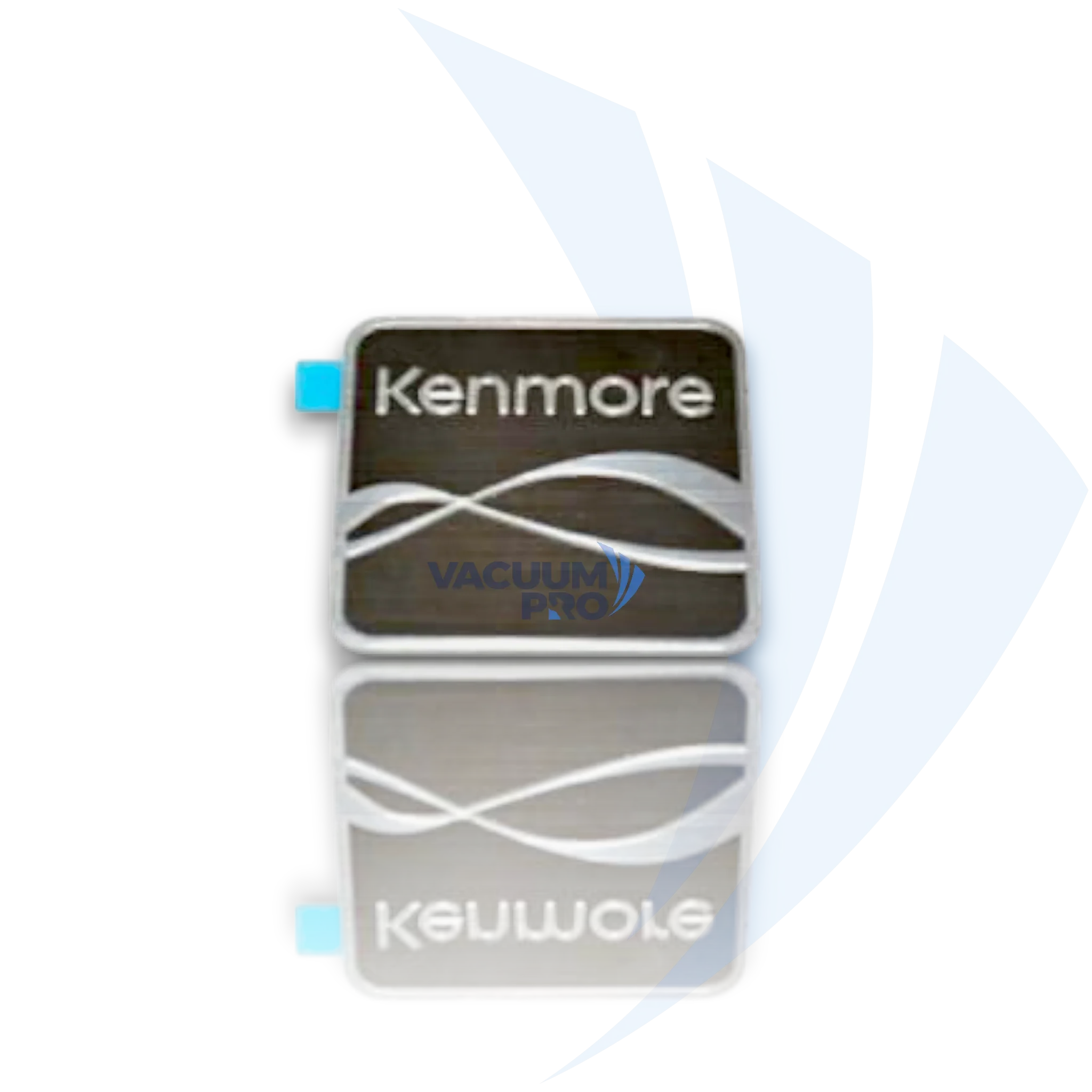 Replacement ornamental plate for Kenmore vacuum, Part #KC21TEDCZ000