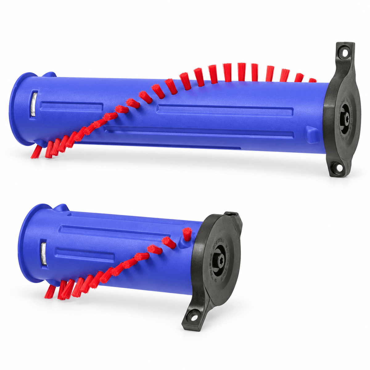Dyson 966870-01 Brush Bar for Cinetic Big Ball & Slim Ball vacuum, featuring a blue design and red bristles, enhancing cleaning performance.