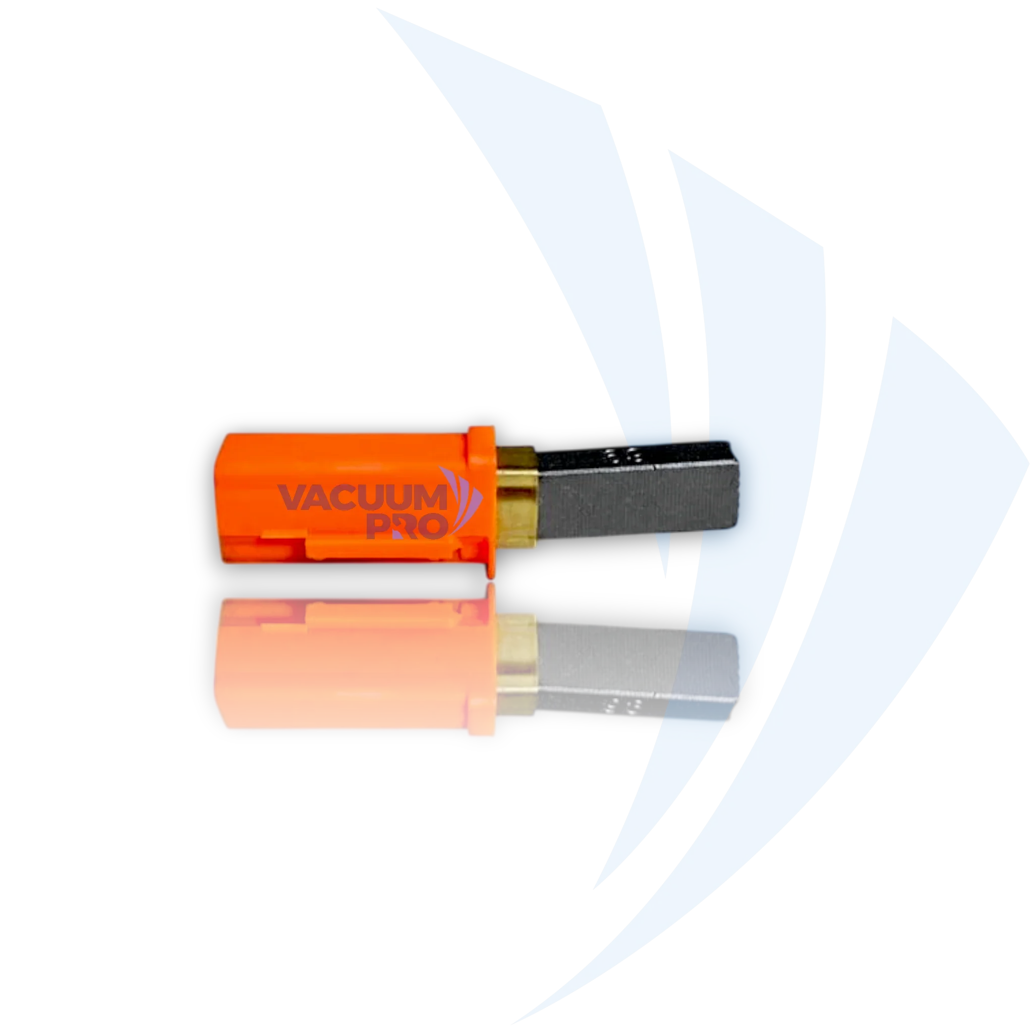 Replacement carbon brush orange winged holder for Ametek Lamb vacuum, Part #33392-17
