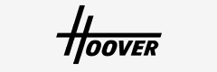 Hoover logo in black text with stylized H symbol on white background
