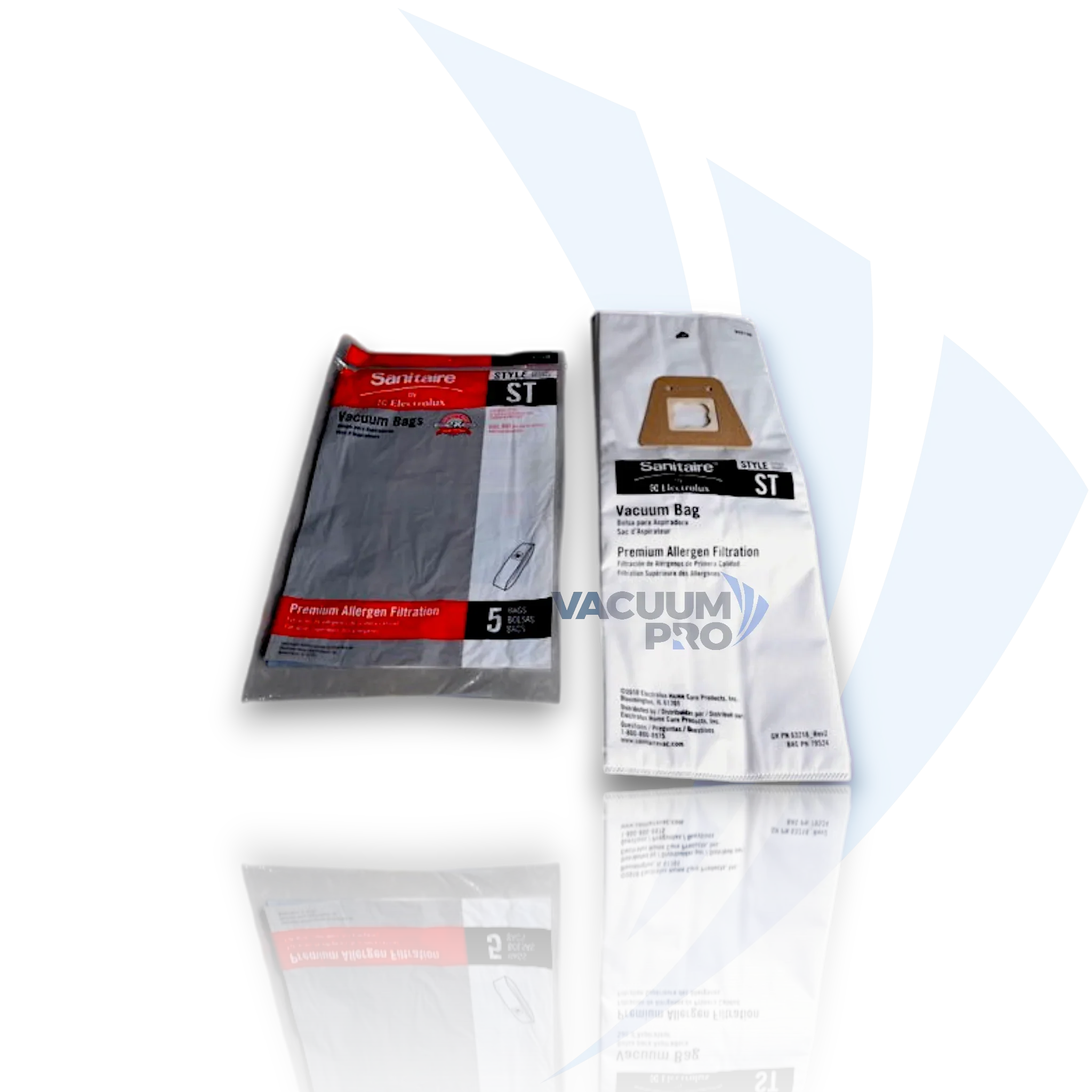 Replacement ST style bags for Sanitaire vacuum, Part #63213B10 Vacuum Bag - Arm & Hammer Odor Control, Fits Sanitaire SC678A SC888J SC688A, Part #63213B10 (Pack of 5)