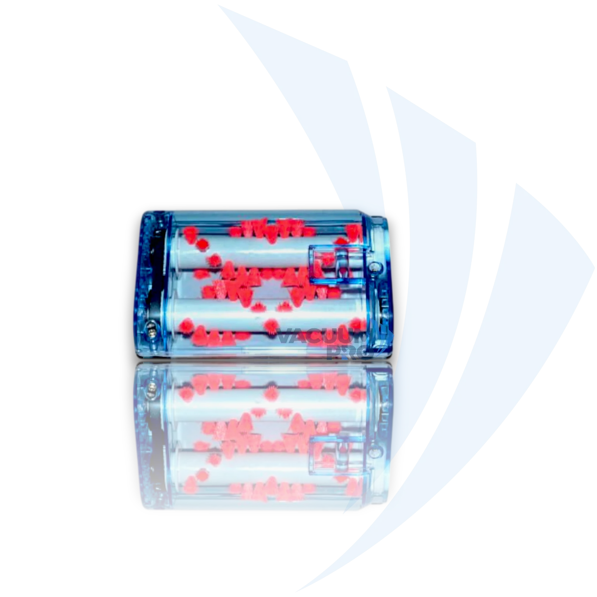 Replacement Vacuum Brush Cartridge - Bissell Dual Red Bristle Brush Rolls Fits SpotLifter Portable Carpet Cleaners, Part #2032514,203-2514
