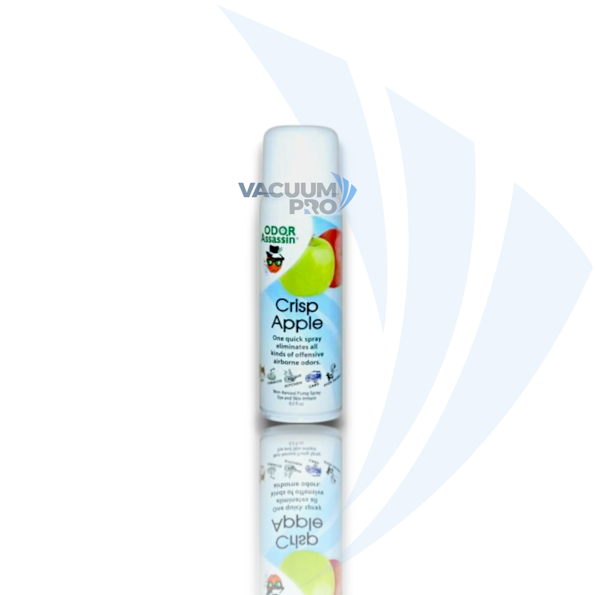 Replacement Crisp Apple odor eliminator spray for Odor Assassin vacuum, Part #111147