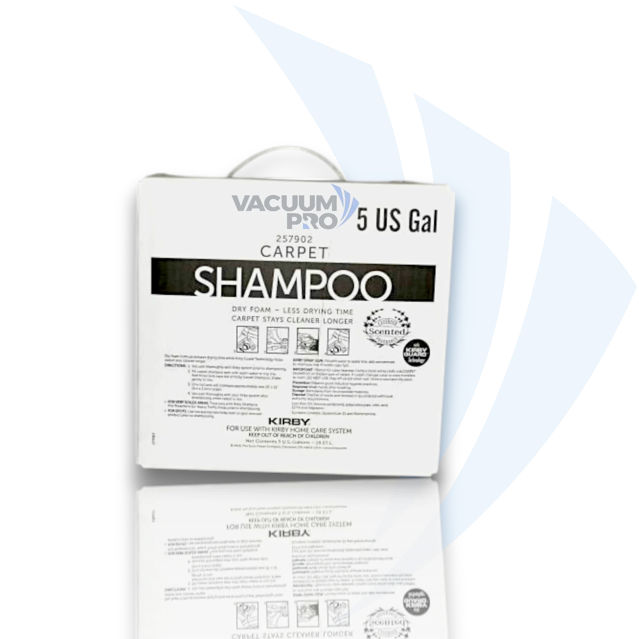 Replacement carpet shampoo foam formula for Kirby vacuum, Part #257902