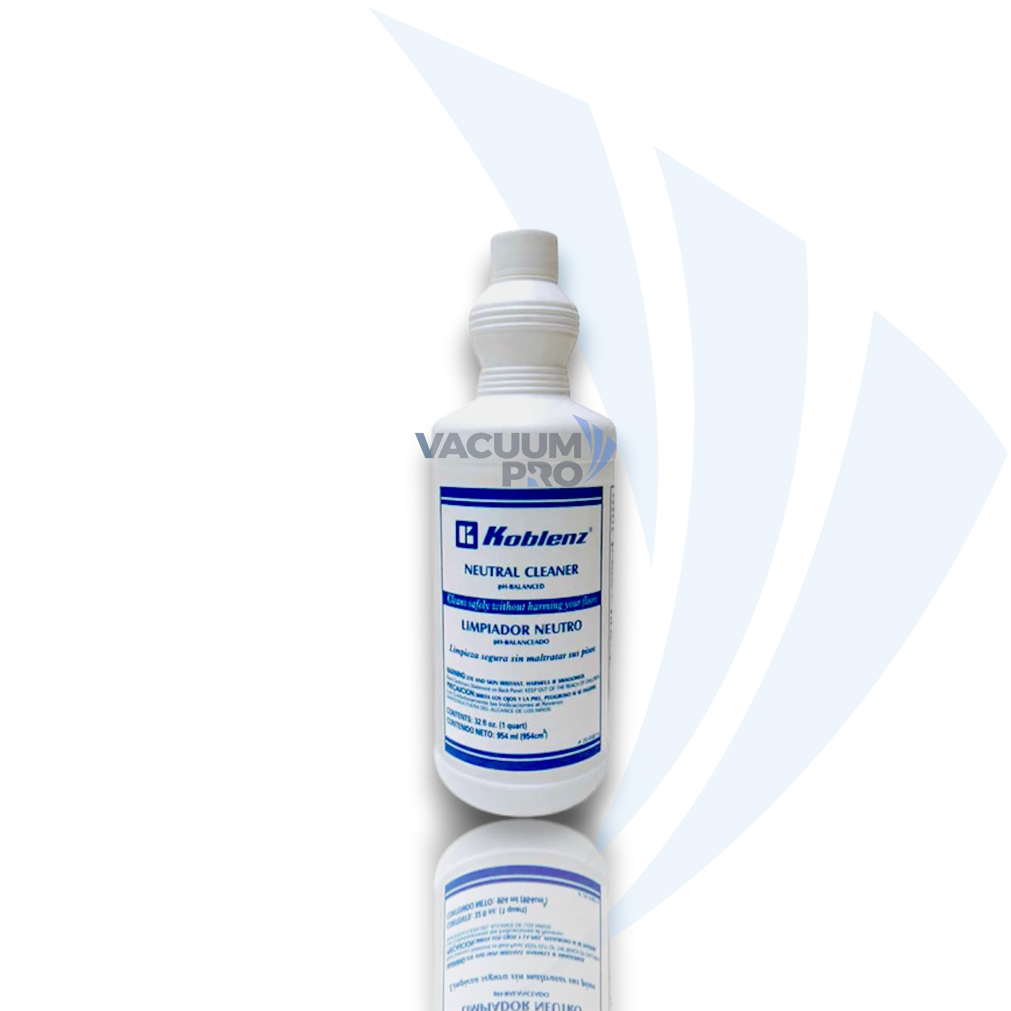 Replacement floor neutral cleaner for Koblenz vacuum, Part #20-0587-4 Vacuum Floor Cleaner - pH Balanced for Wood, Marble, Granite, Fits Koblenz, Part #20-0587-4