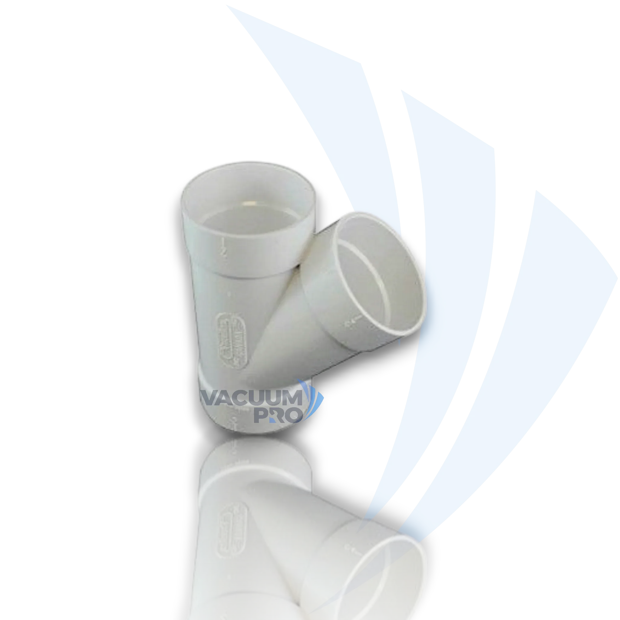 Replacement Wye fitting for Canplas vacuum, Part #765525W