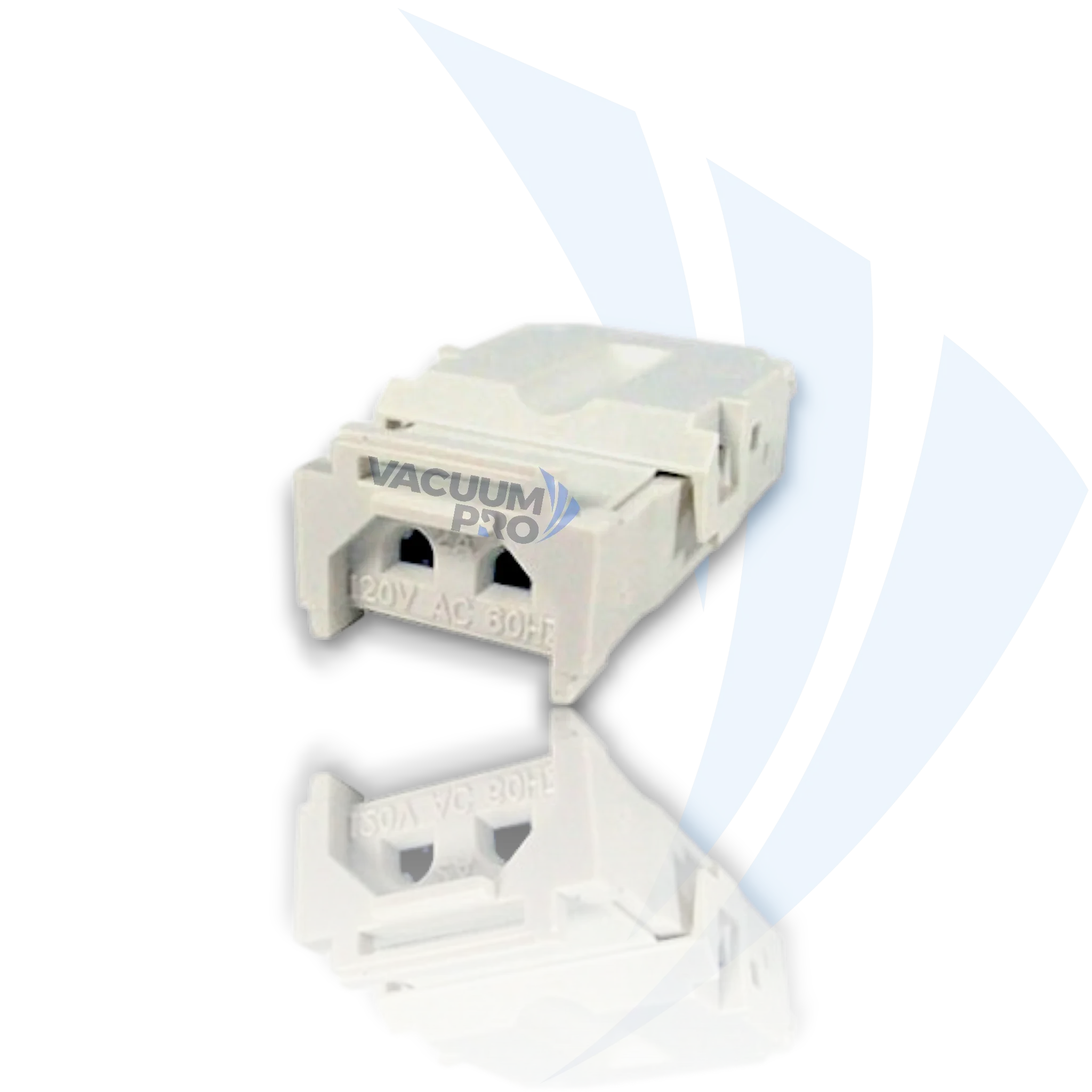 Replacement electrical E-Box plug for Canplas vacuum, Part #775851-EBX Vacuum Electrical E-Box Plug - Fits Canplas ElectraValve II, Nutone CI399EB, Part #775851-EBX