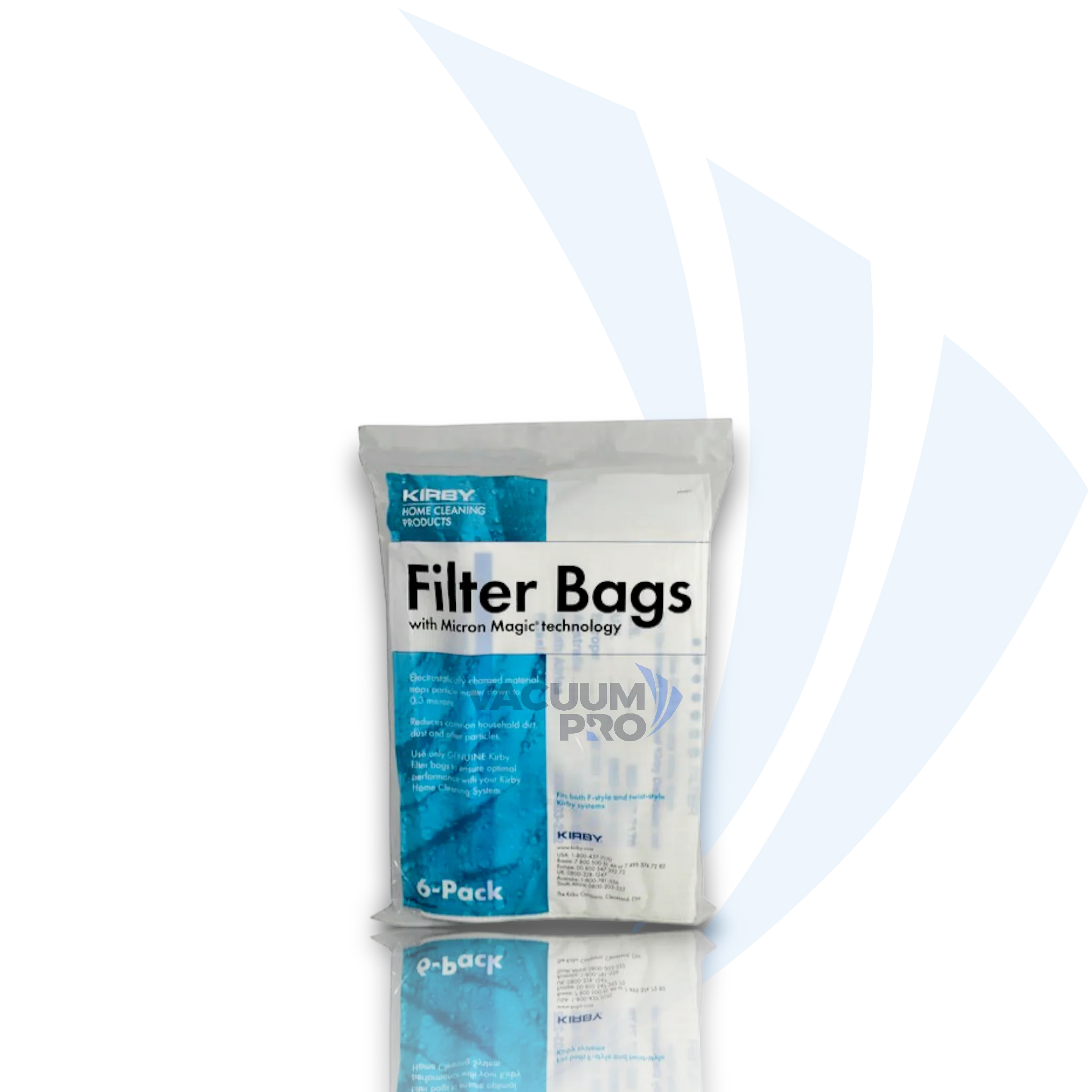 Replacement filter bags for Kirby vacuum, Part #K-204811