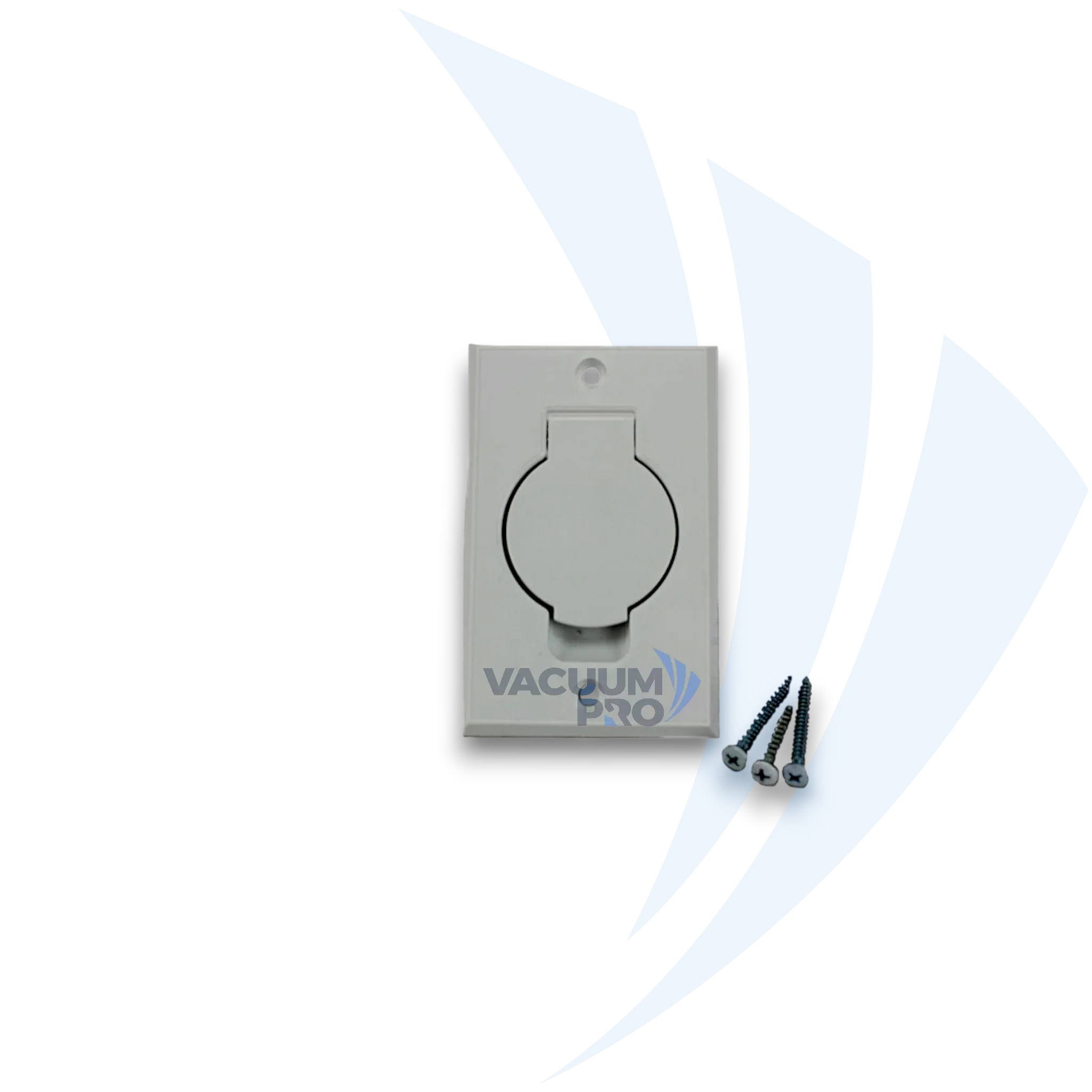 Replacement inlet valve white round door for Imperium vacuum, Part #791500WNL