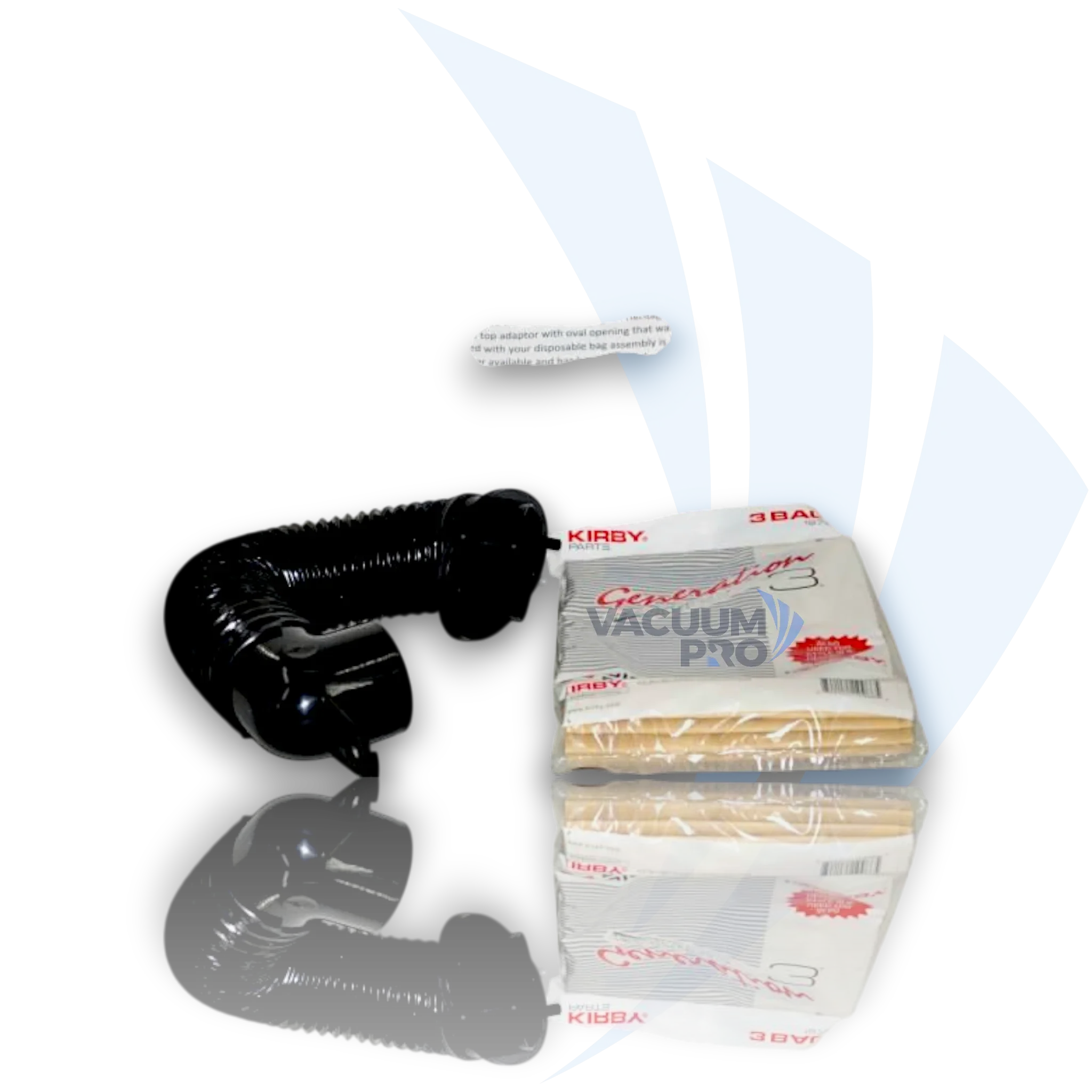 Replacement bag adapter for Kirby vacuum, Part #189881S