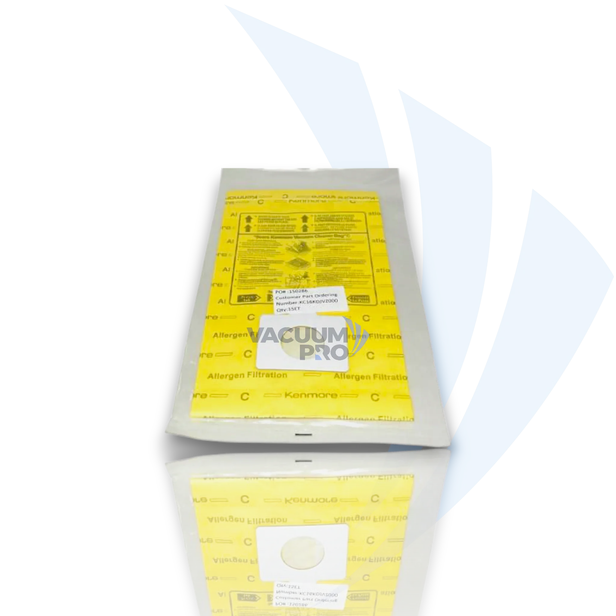 Replacement paper bag for Kenmore vacuum, Part #591005121 Vacuum Bag - Paper, Fits Kenmore Canister C, Part #591005121