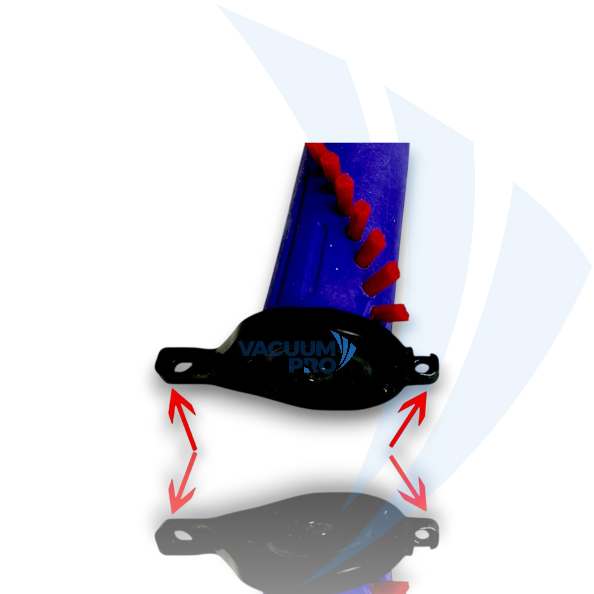 Replacement Vacuum Brushbar Assembly - Dyson New Style with 1 Short Tab & 1 Long Tab, Fits DC65, DC66, UP13, UP14, UP19, UP20, Part #DY-967040-01