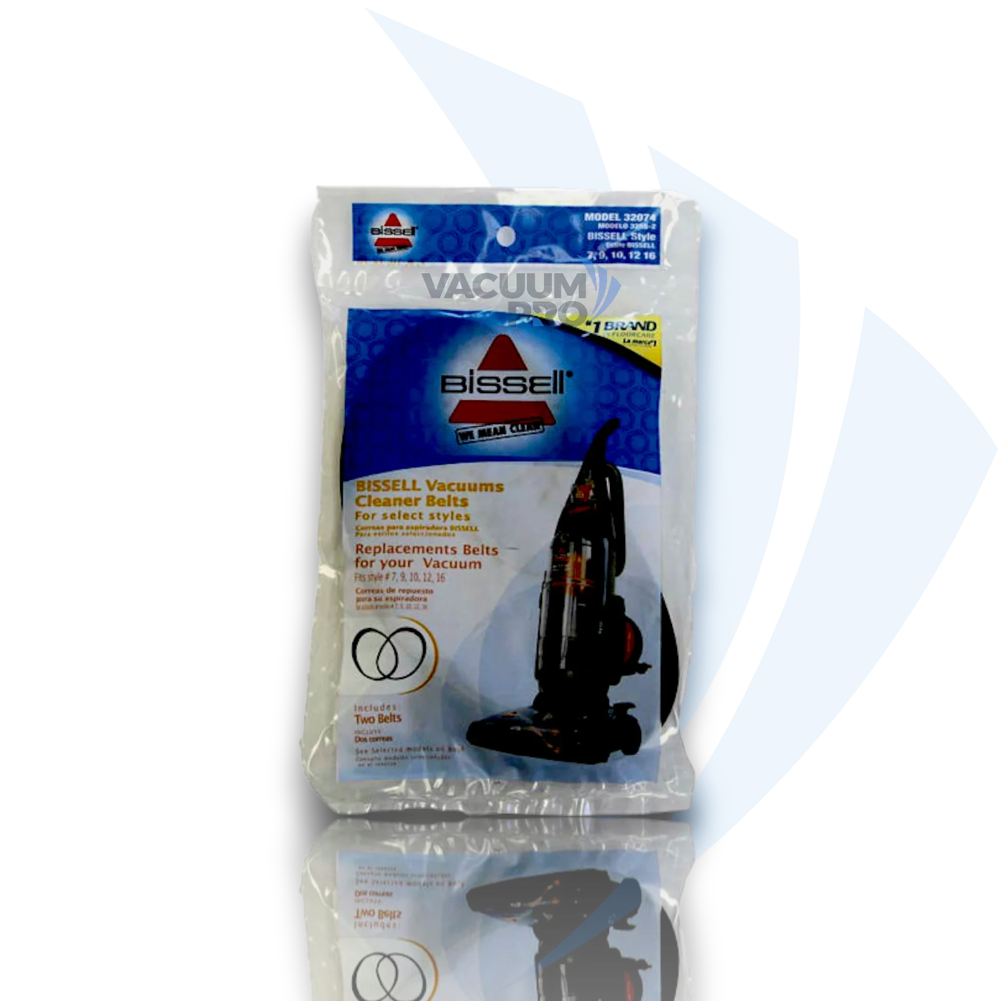 Replacement flat belt for Bissell vacuum, Part #2031093
