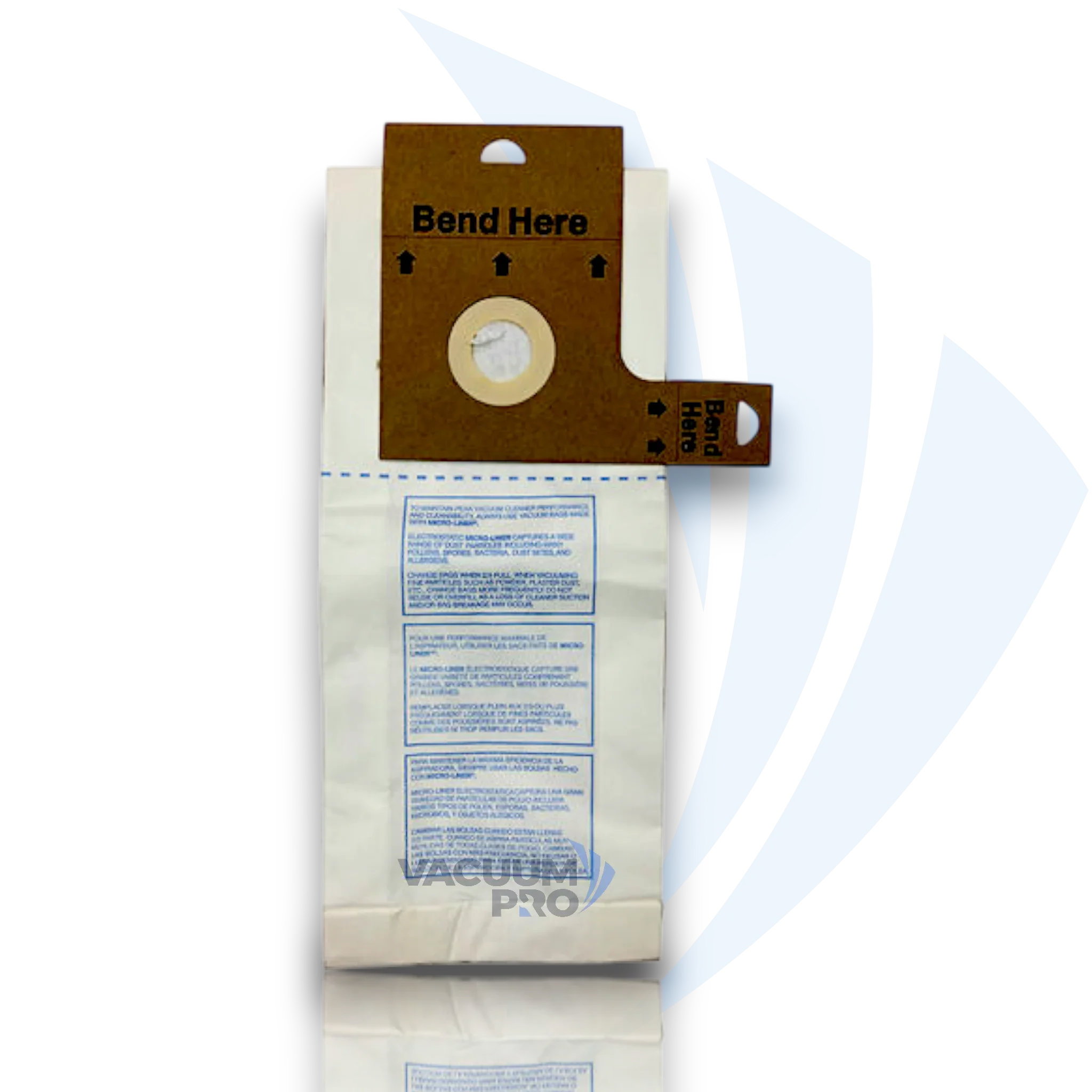 Replacement J paper bag for Eureka vacuum, Part #61515C Vacuum Bags - Eureka J Paper Bag, Fits Eureka Upright 2270, 2900-2920 Series, Part #61515C (Pack of 3)