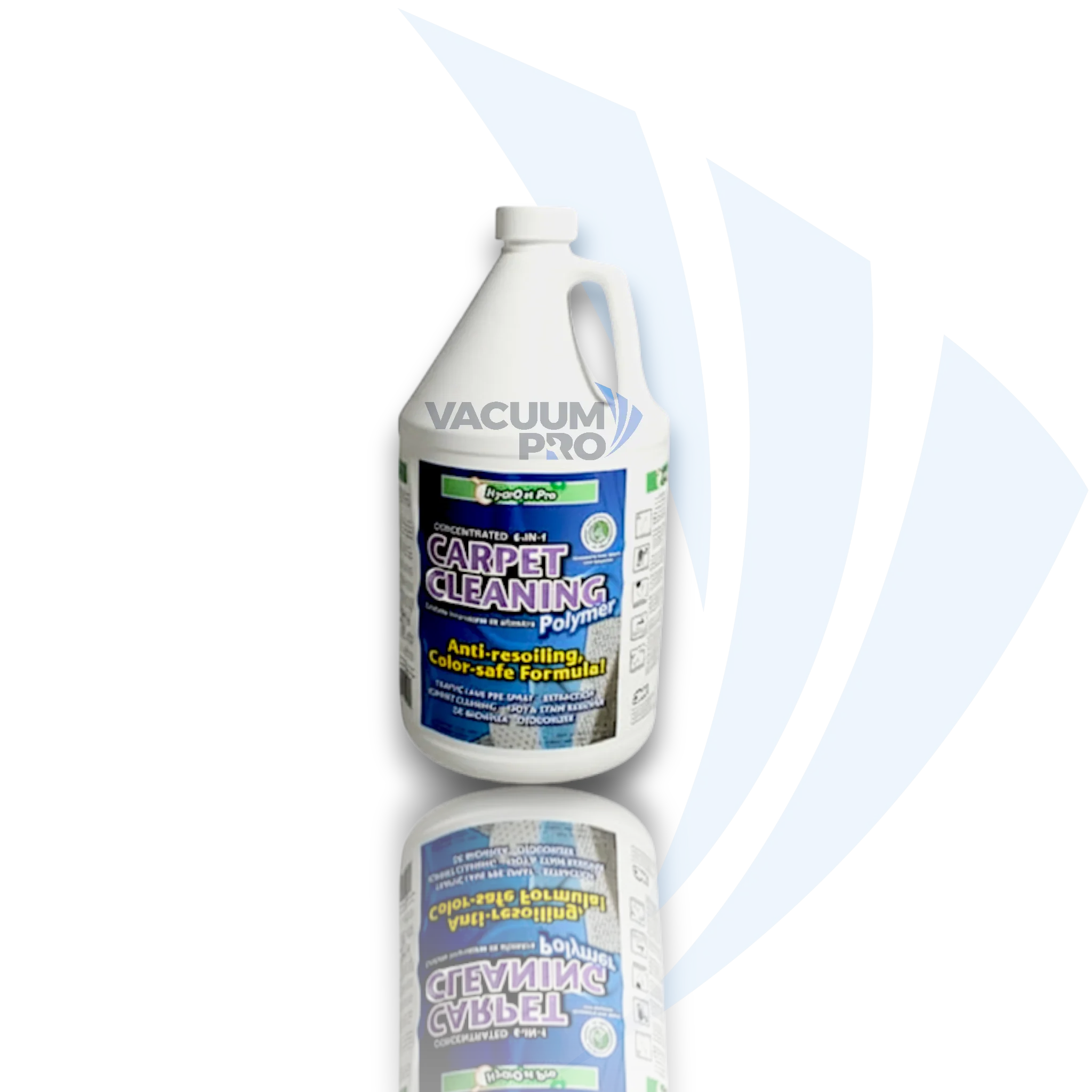 Replacement Vacuum Extraction Shampoo - Hydrogen Peroxide Polymer Formula, Fits Hydroxi Pro Extraction Machines, Part #HPCCC-128